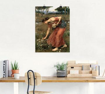 Artland Wandbild Narziß, Frau (1 St), als Leinwandbild, Poster in verschied. Größen