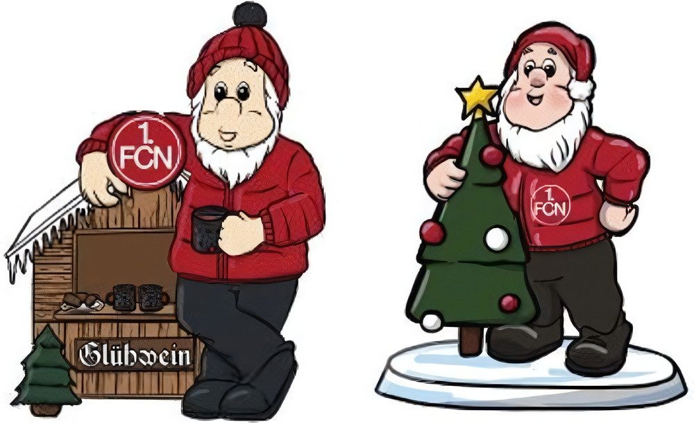 1. FC Nürnberg Dekoobjekt Weihnachtsfiguren Mini günstig online kaufen