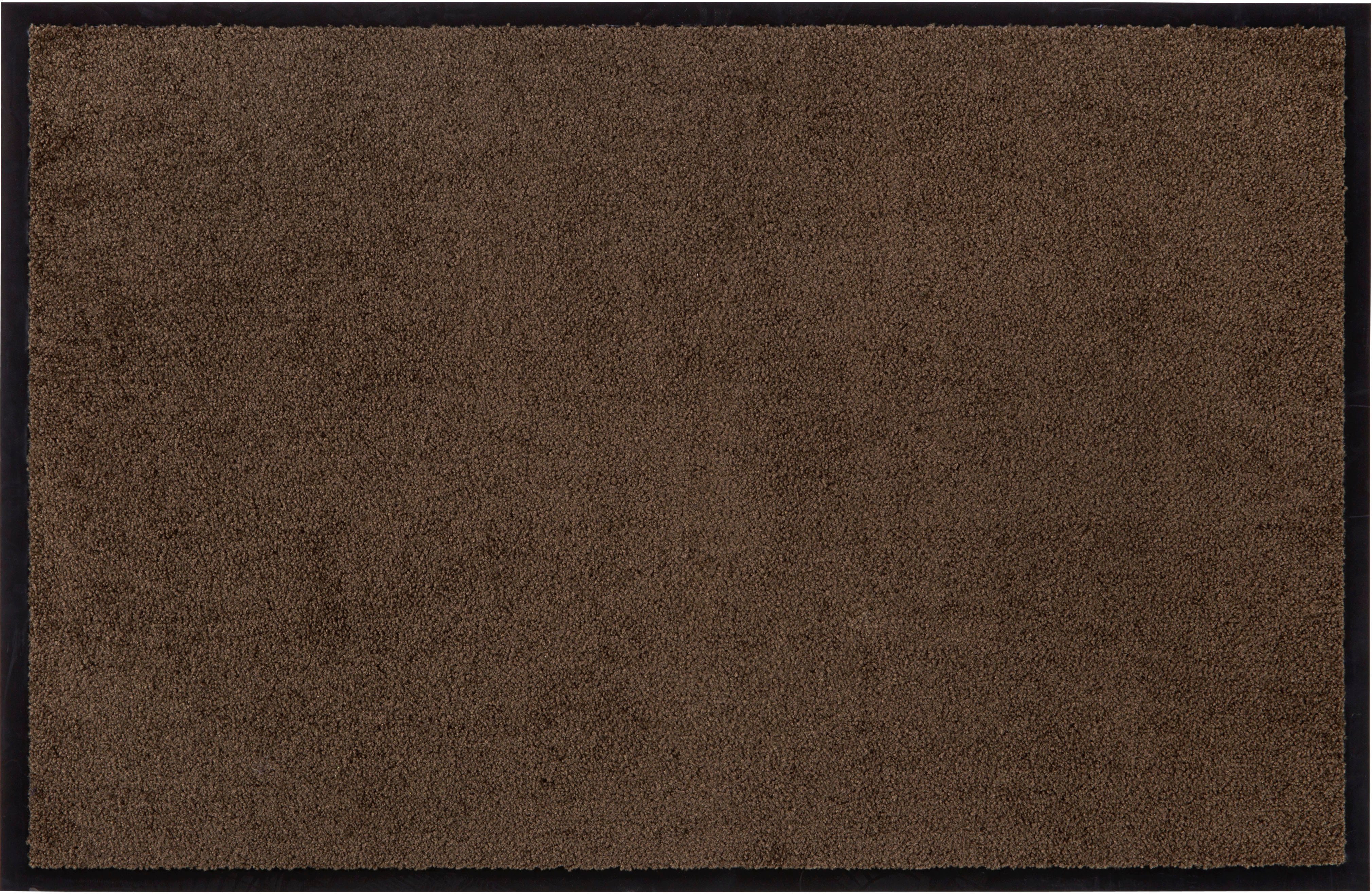 Fußmatte Verdi, Andiamo, rechteckig, Höhe: 6 mm, Schmutzfangmatte, auch für überdachten Außenbereich geeignet, waschbar braun