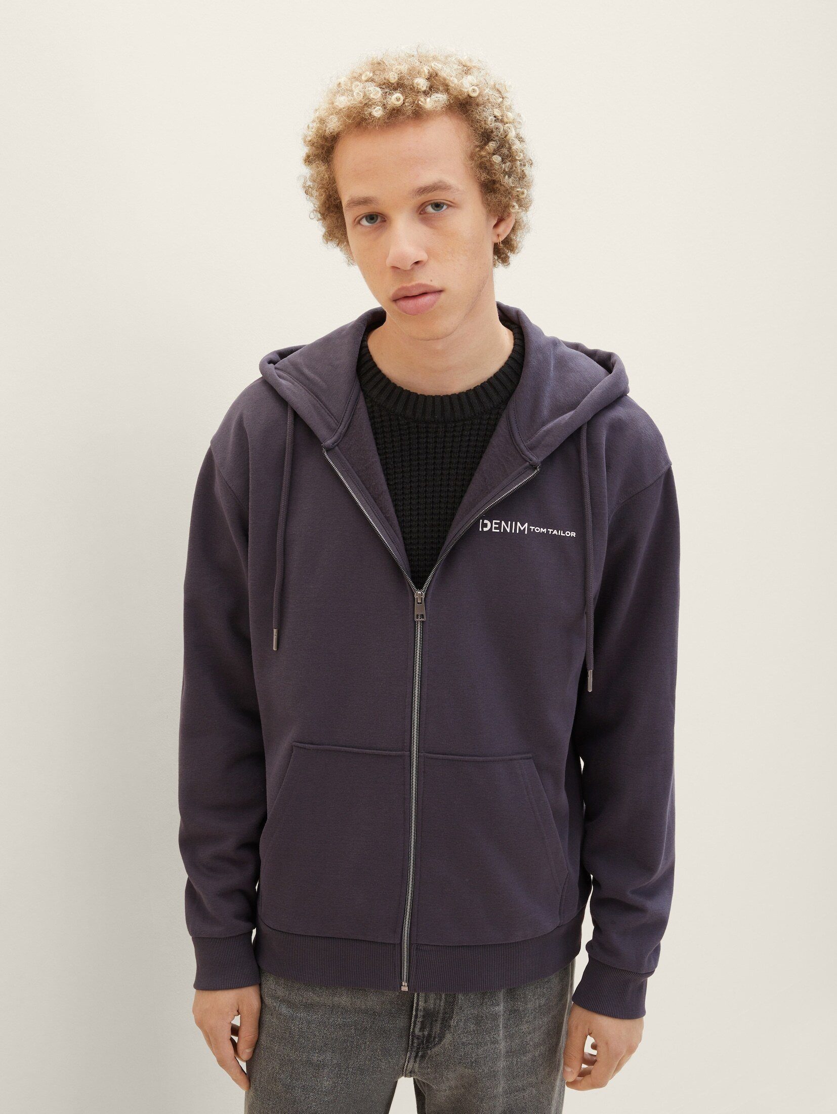 TOM TAILOR Denim Sweatjacke Hoodie mit günstig online kaufen