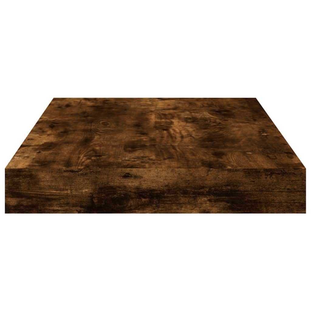 vidaXL Bücherregal Wandregale 4 Stk. Räuchereiche 40x10x1,5 cm Holzwerkstoff, 4-tlg. – Bild 5 von 5