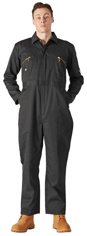 Dickies Overall Redhawk-Coverall Arbeitsbekleidung mit Reißverschluss, Standard  Beinlänge, Nach unten geöffnete Taschen für die Knieschützer