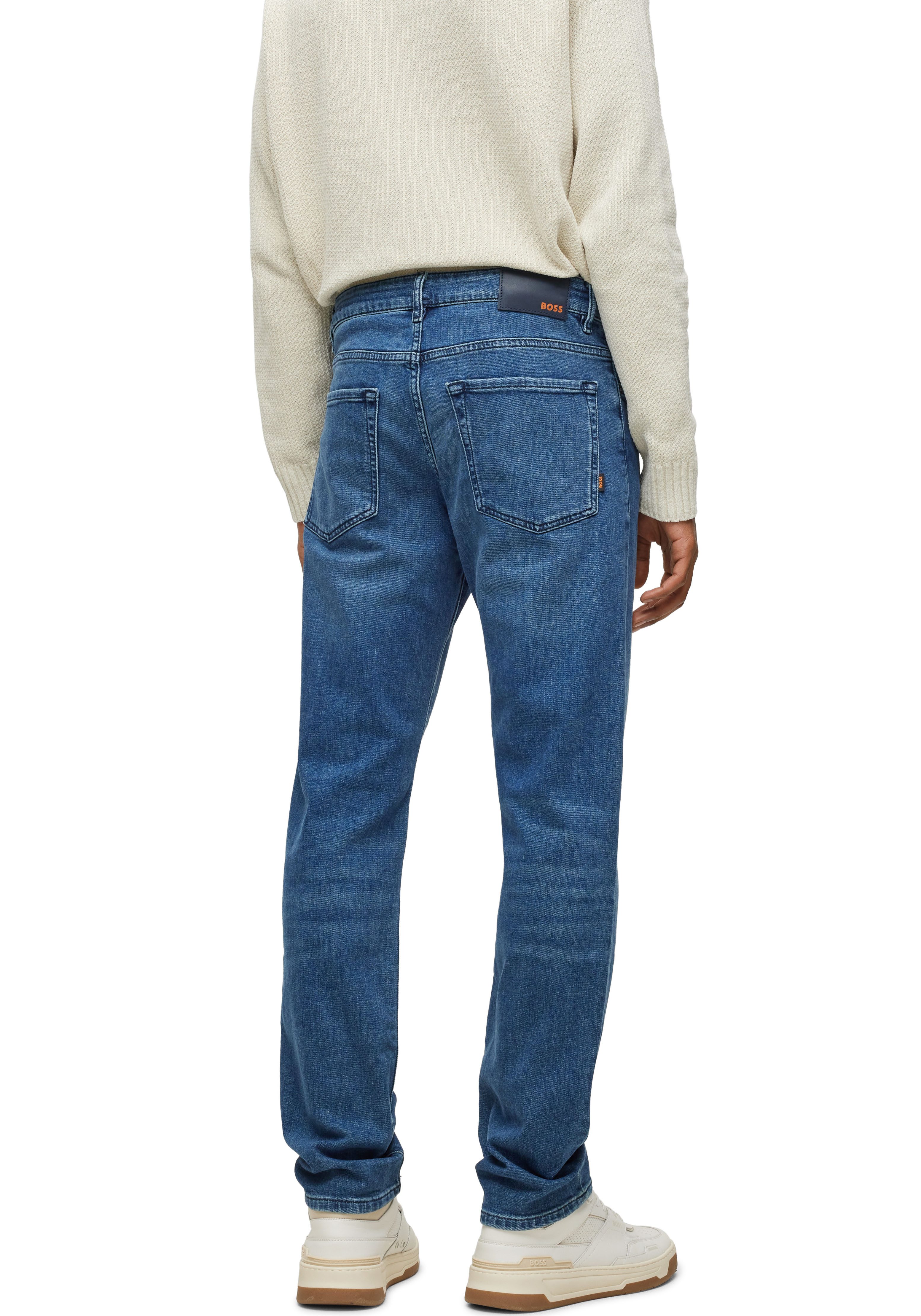 BOSS ORANGE Straight-Jeans Re Maine Stretch Denim Regular Gerades Bein Mittlere Leibhöhe – Bild 4 von 5