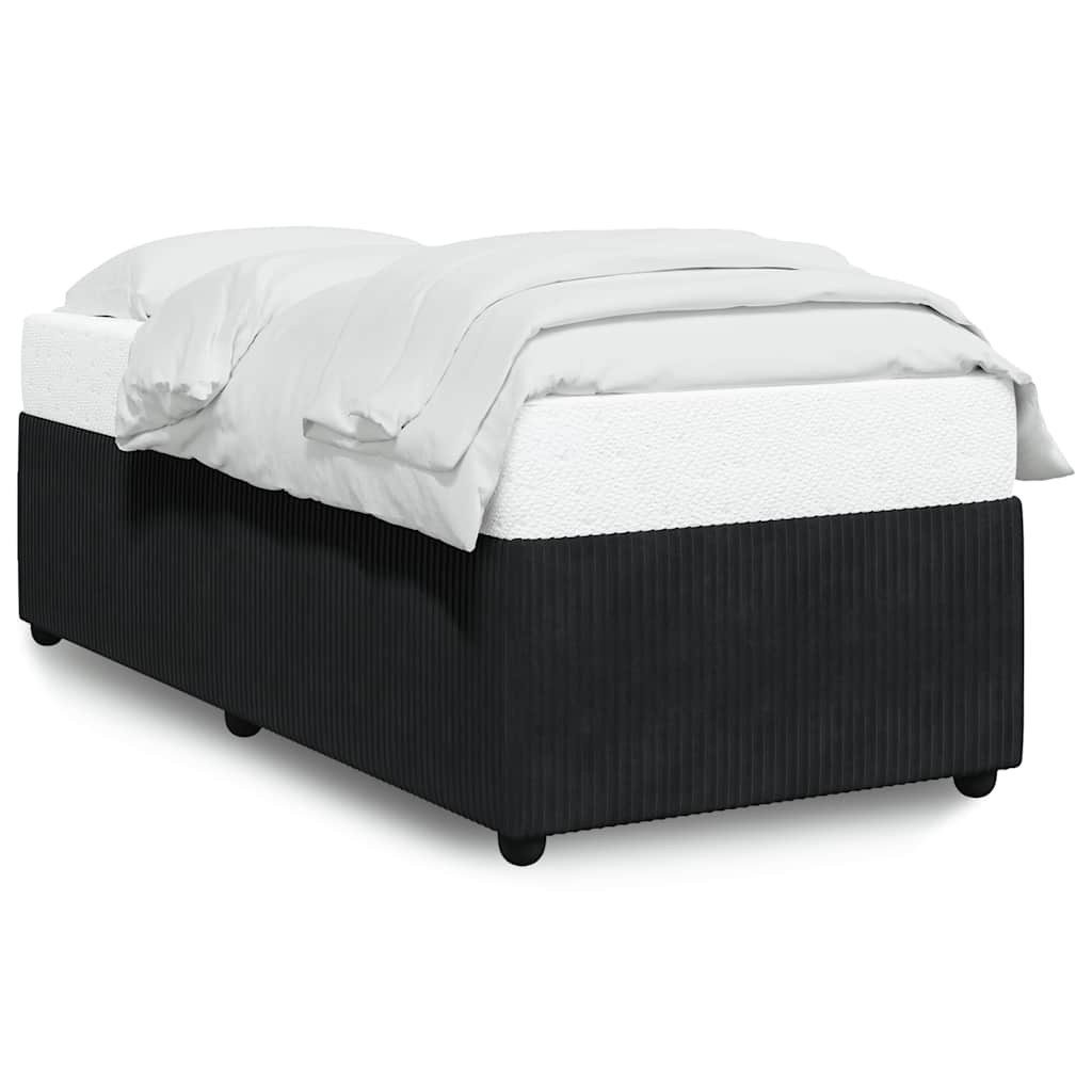 vidaXL Bett Bettgestell Schwarz 90x190 cm günstig online kaufen