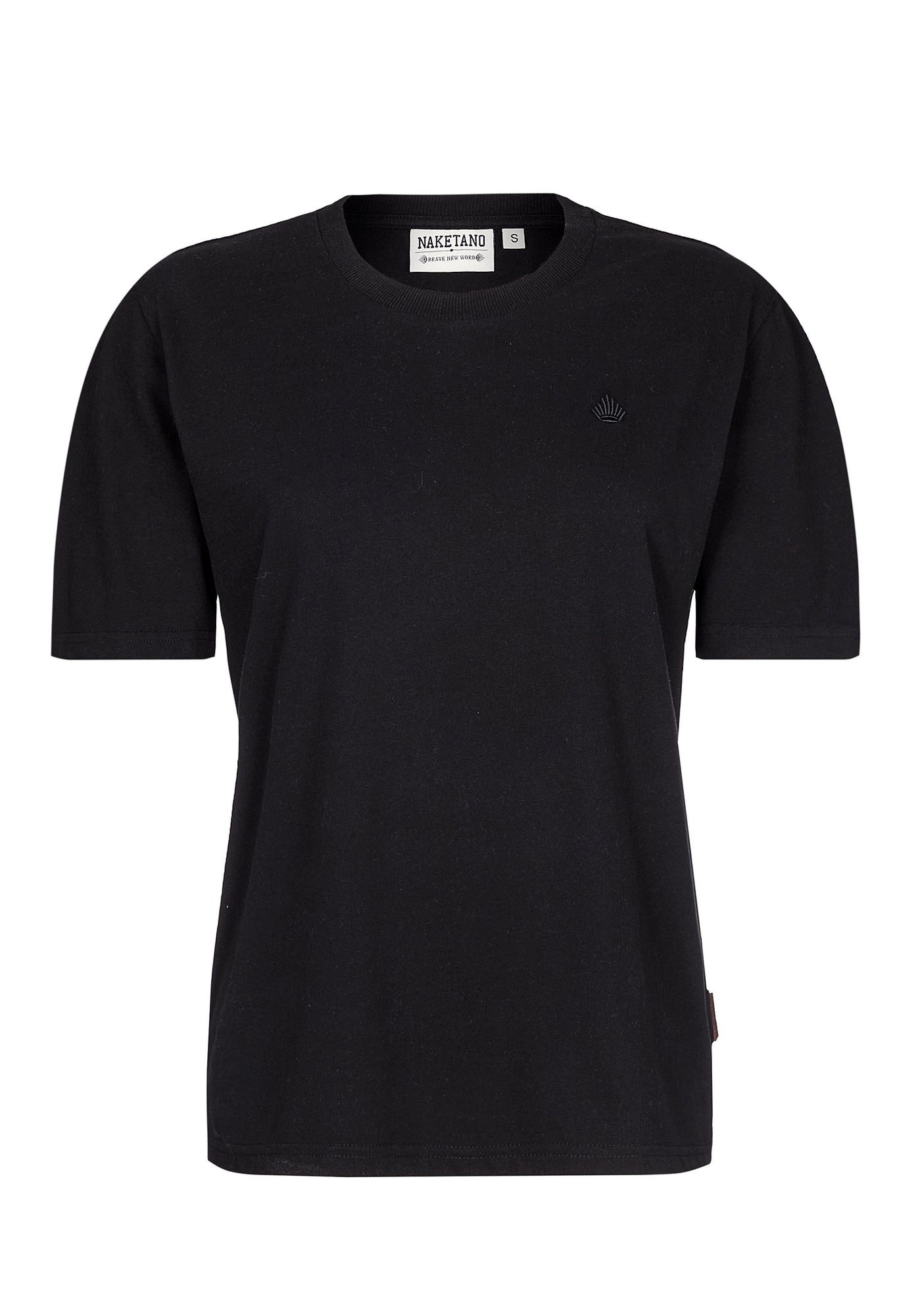 T-Shirt Baumwolle Rundhals Kurzarm Streetwear Basic Sommershirt Damen