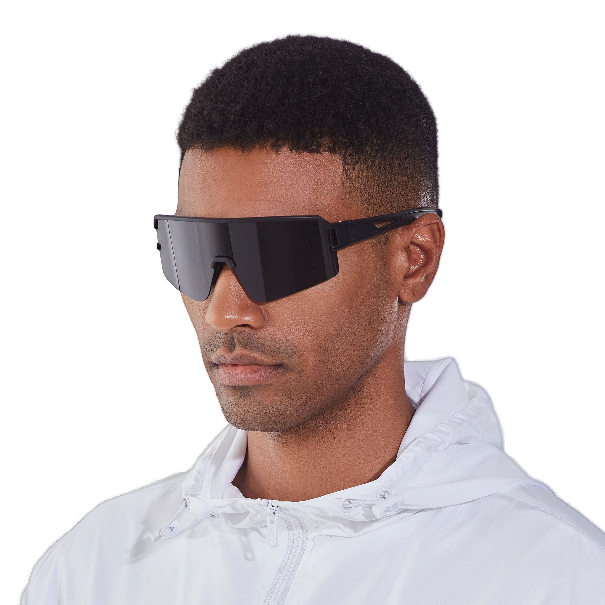 SUNSPOT schwarz Sportbrille Sport-Sonnenbrille schwarz weiß/transparent, / sport-sonnenbrille YEAZ