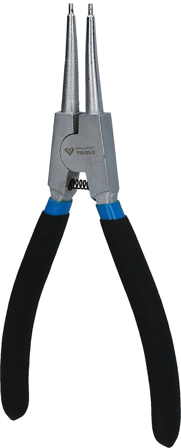 Brilliant Tools Sicherungsringzange Seegeringzange für Außensicherungsringe, gerade, 175 mm