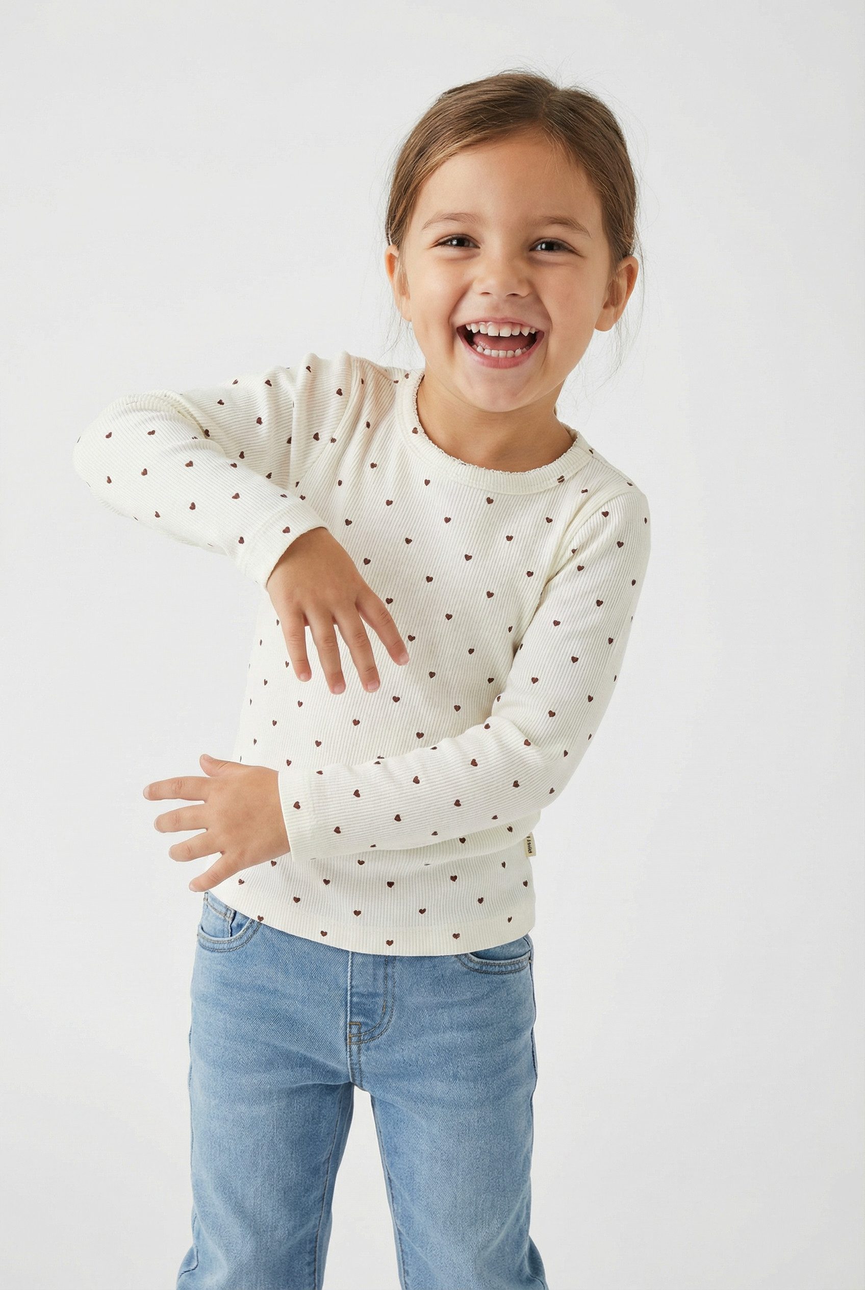 Langarmshirt NMFGAGO LS SLIM TOP LIL NOOS