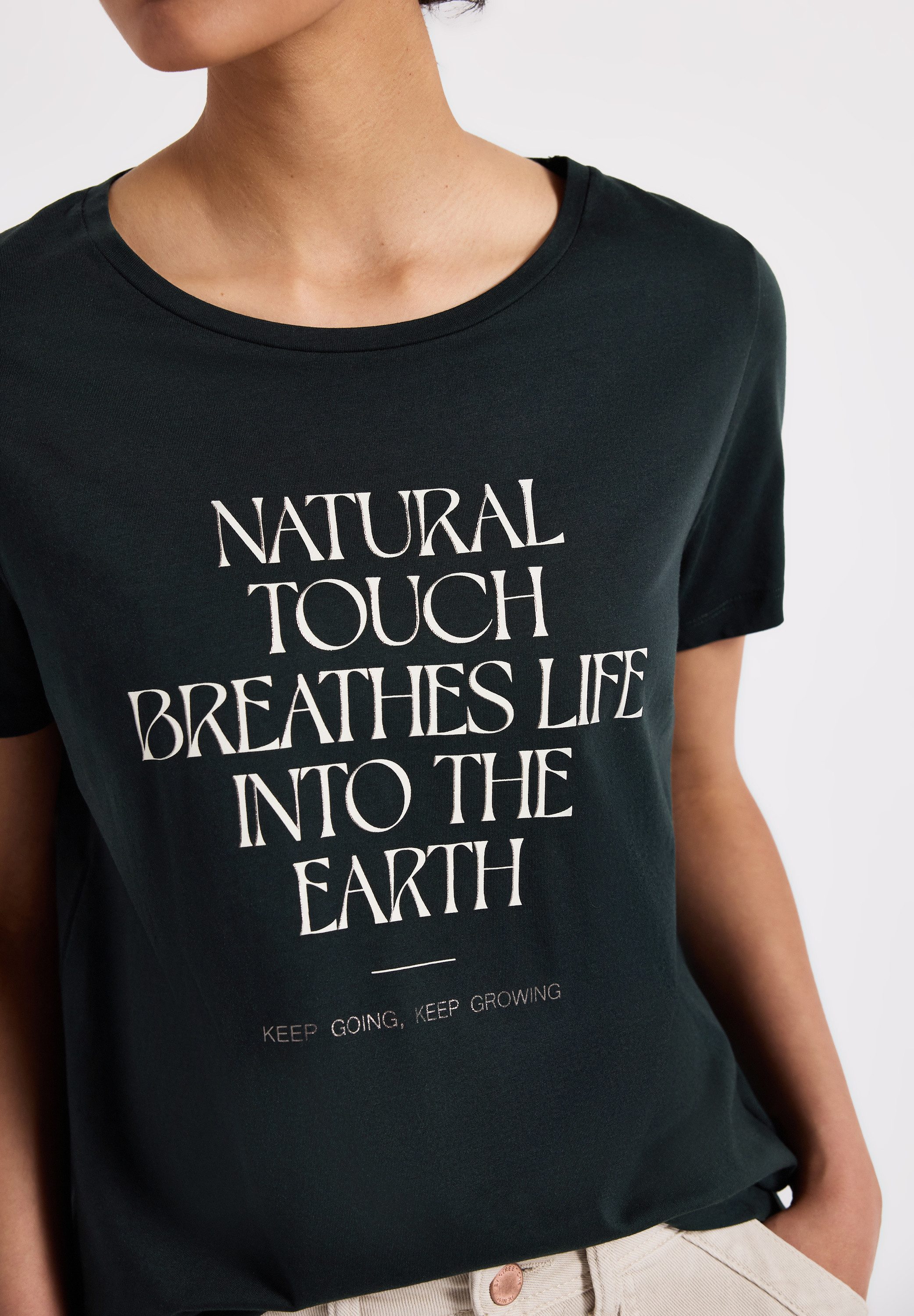 STREET ONE T-Shirt mit Wording Artwork