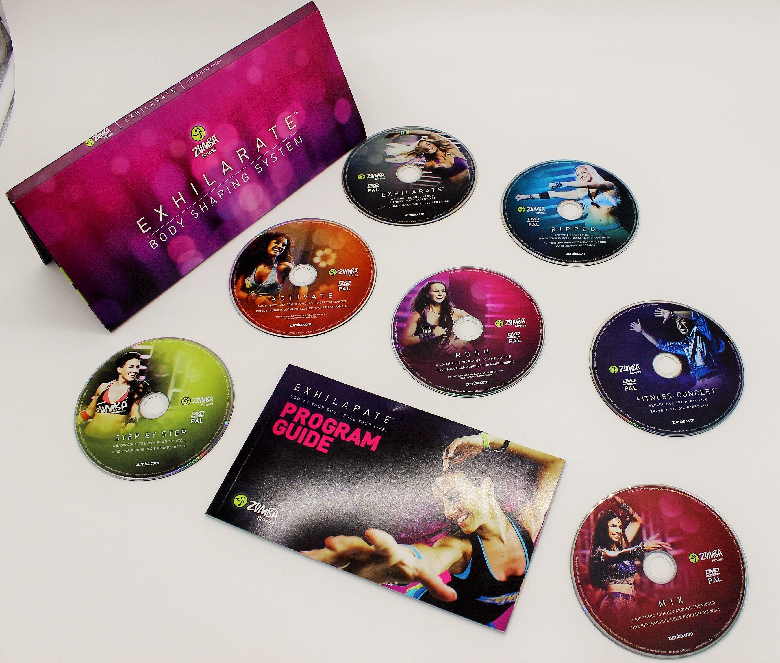Zumba Fitness® Exhilarate Fitness version, 7tlg. Zumba 7-tlg) DVD-Set, Deutsche (7, original Sportuhr