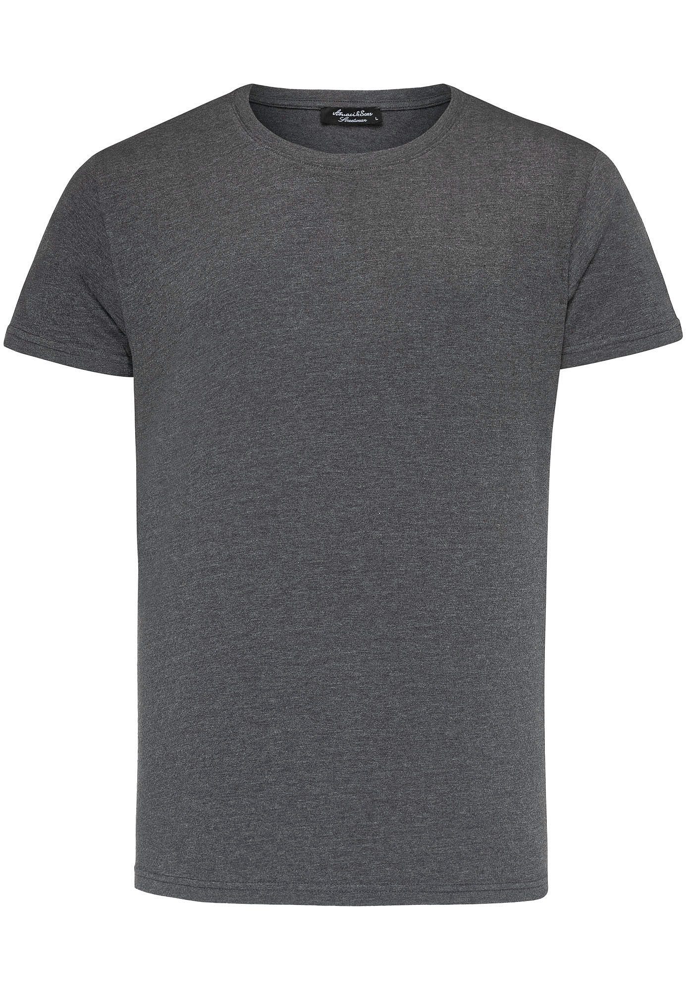 Amaci&Sons T-Shirt LANCASTER Basic T-Shirt mit günstig online kaufen