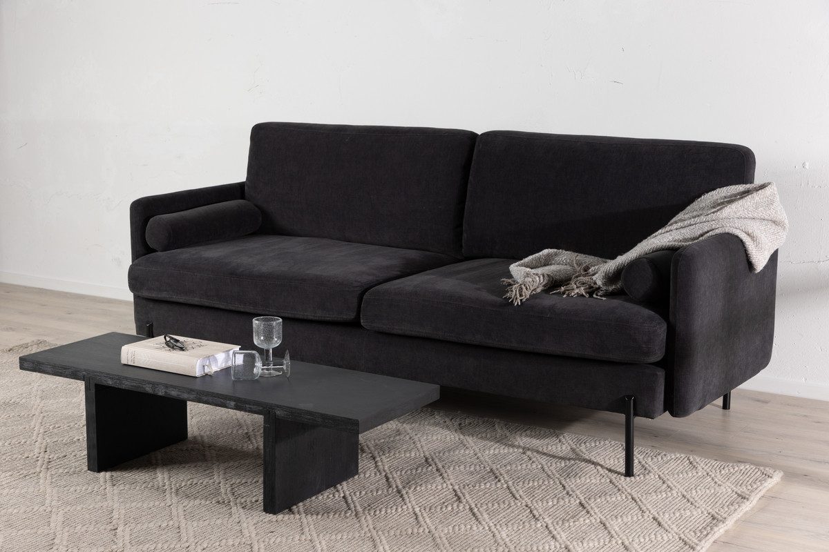 Nordanest Sofa 3-Sitzer ANTIBES, Skandinavisches Design, komplett bezogener Rücken, hohe Bodenfreiheit