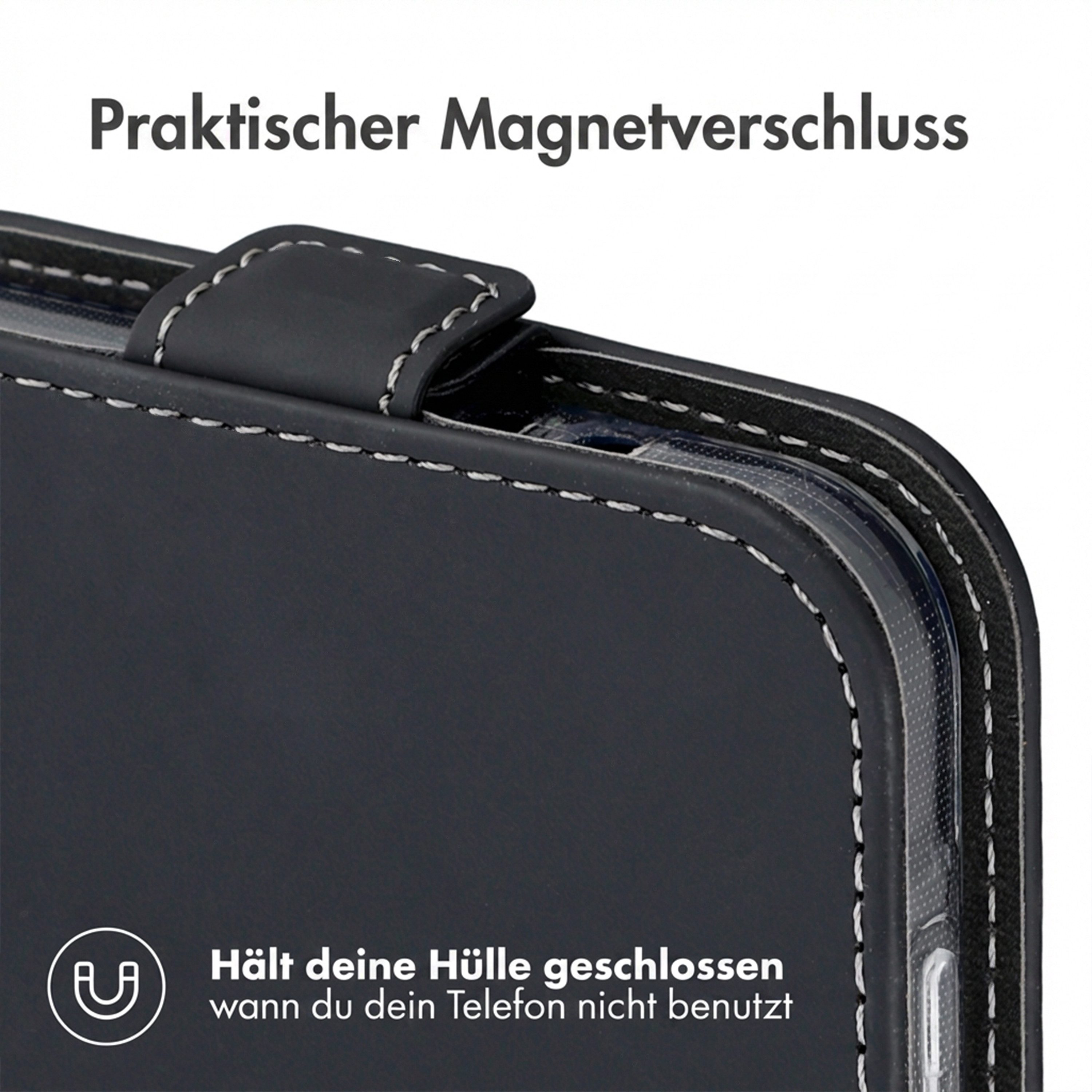 Accezz Smartphone-Hülle Accezz Flip Case Samsung Galaxy A57 (5G) - Schwarz – Bild 2 von 5