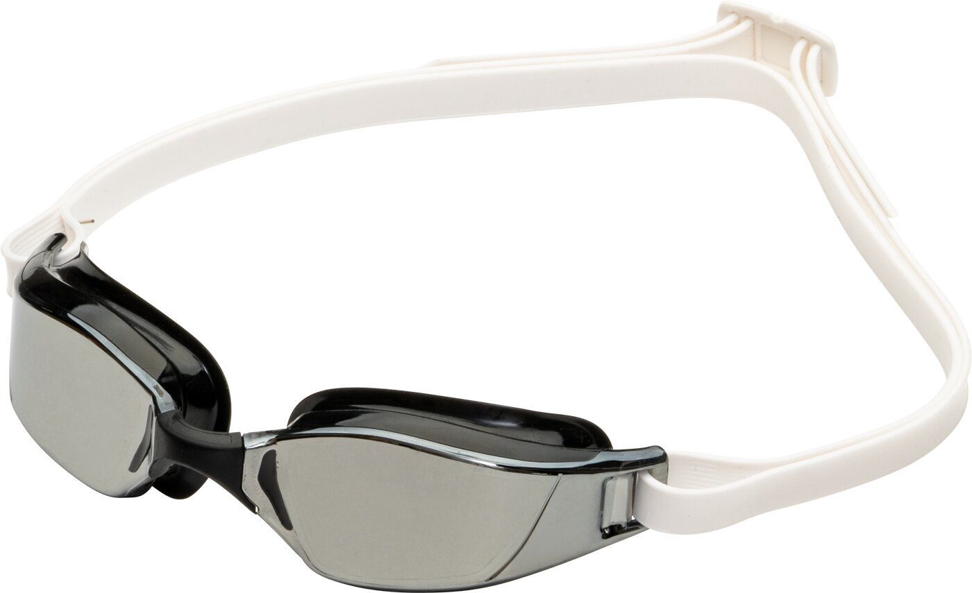 Aqua Sphere Schwimmbrille XCEED SILVER WHITE MIRROR LENS BLACK schwarz/weiß