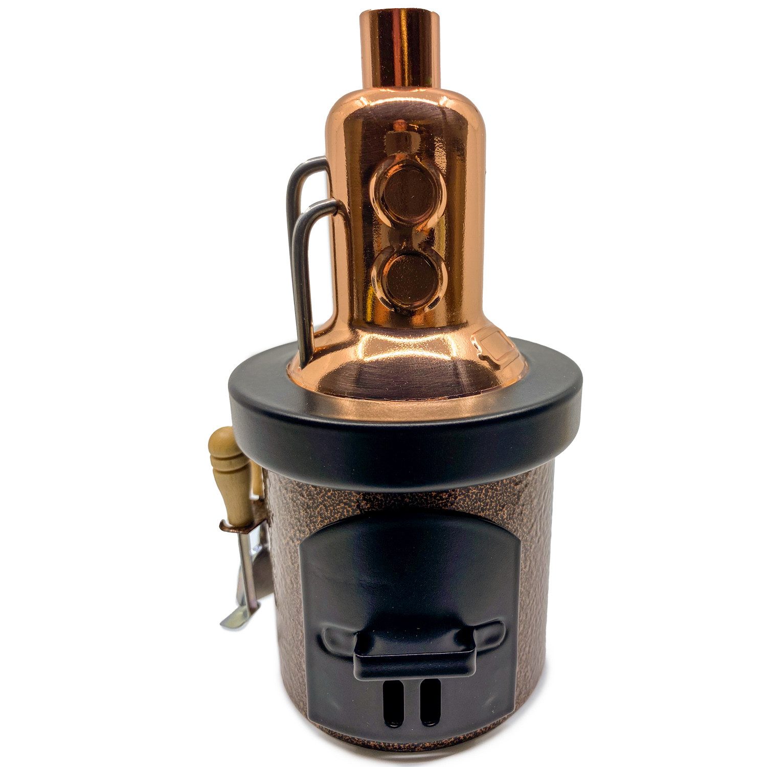 Crottendorfer Räucherhaus Destillator Kupfer-Antik, Hergestellt in Deutschland Original Erzgebirge