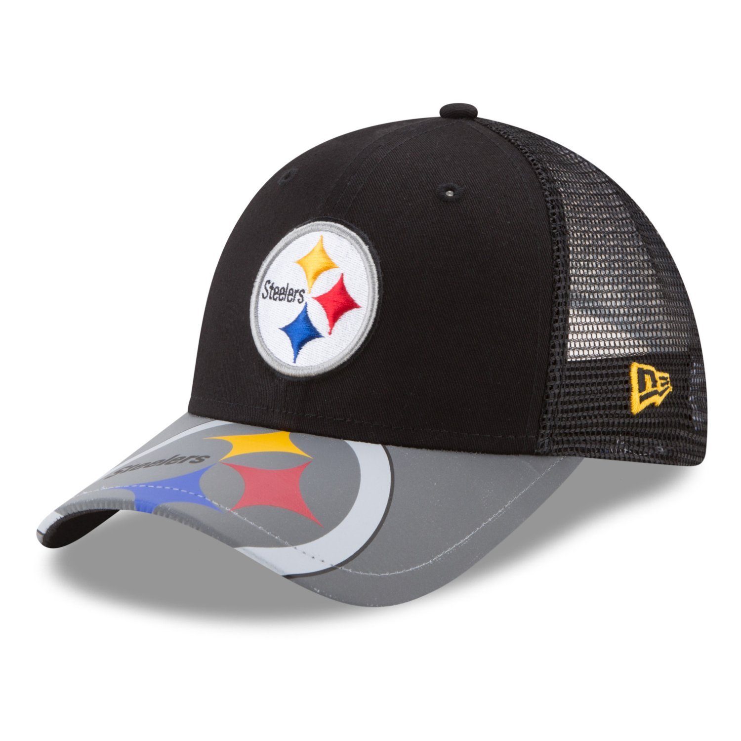 New REFLECT Trucker Pittsburgh NFL Teams Baseball Cap Era Steelers