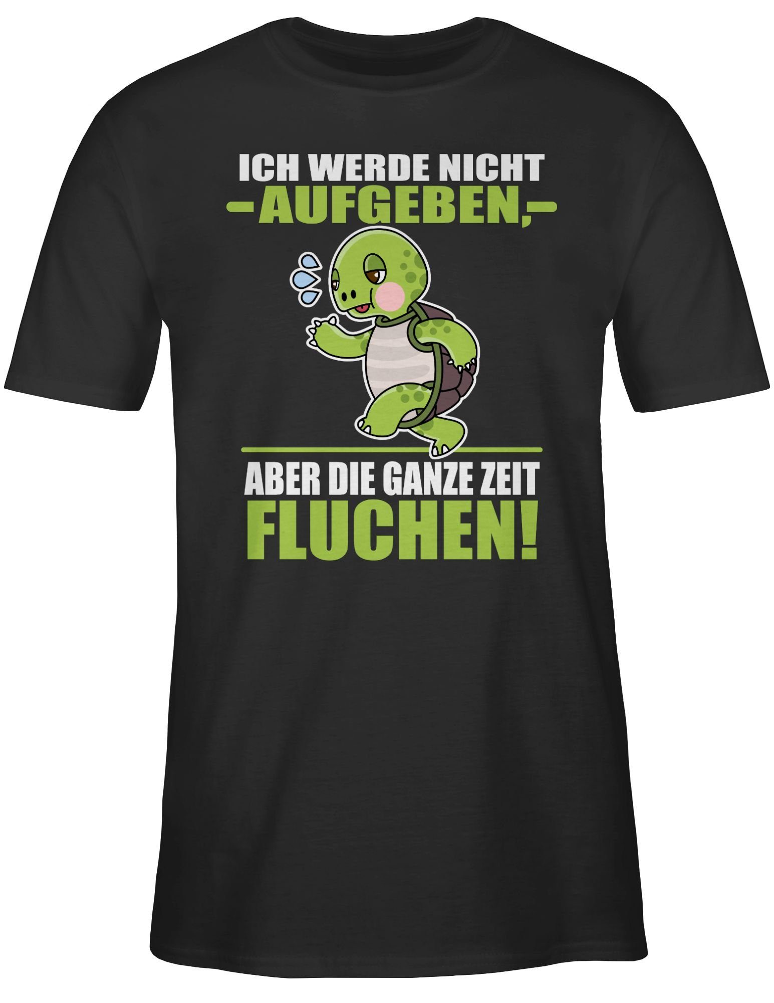Shirtracer T-Shirt Ich werde nicht aufgeben günstig online kaufen