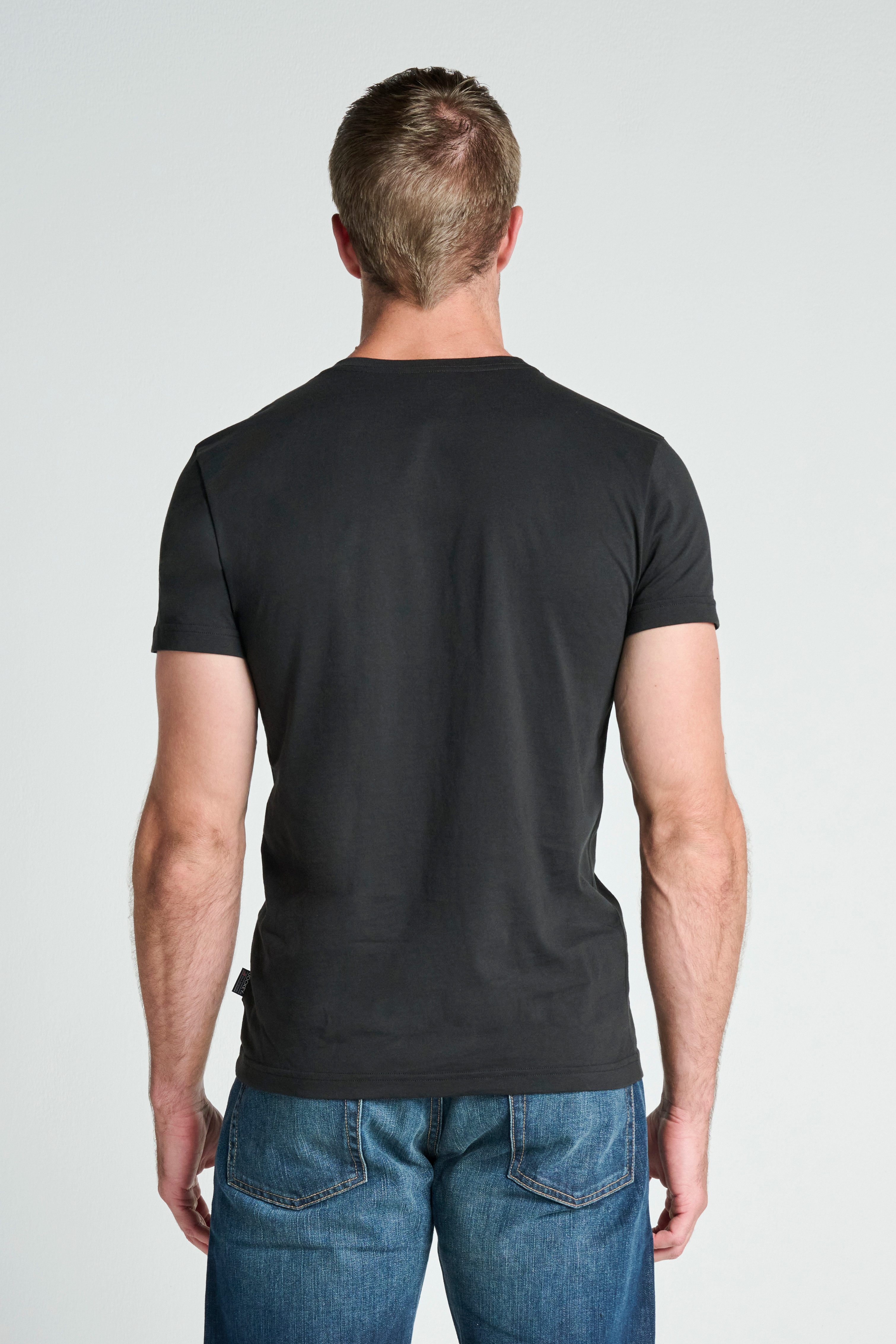 Jockey American-Shirt American T-Shirt (6er Pack) flache Nähte, Relaxed Fit, Single-Jersey, kurze Ärmel