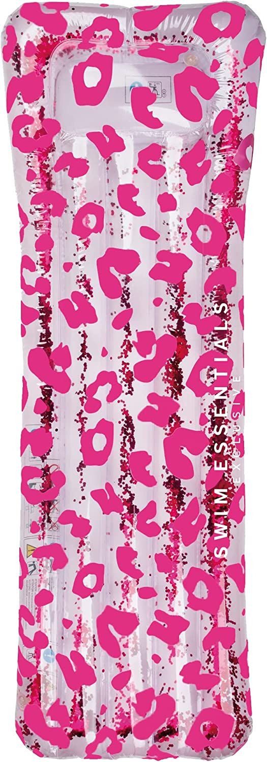 Swim Essentials Luftmatratze Swim Essentials Luftmatratze Luxury Neon Leopard 177 x 67 cm