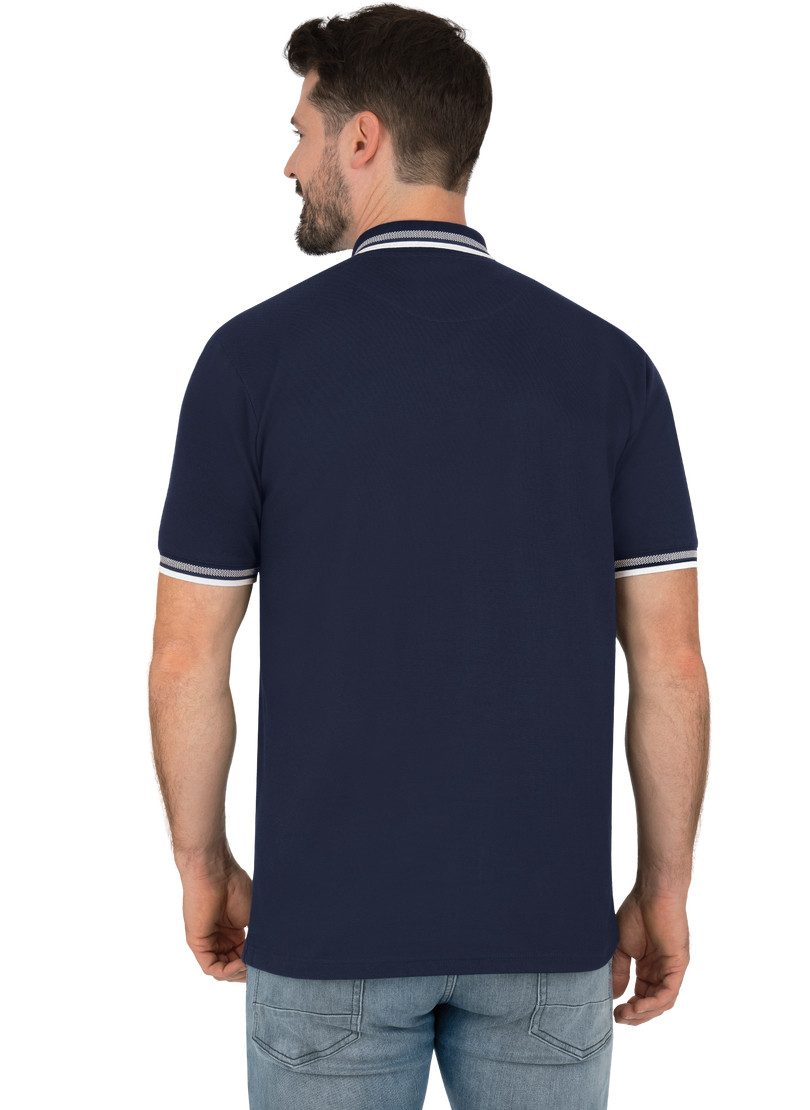 Trigema Poloshirt TRIGEMA Poloshirt mit Reißverschluss (1-tlg)