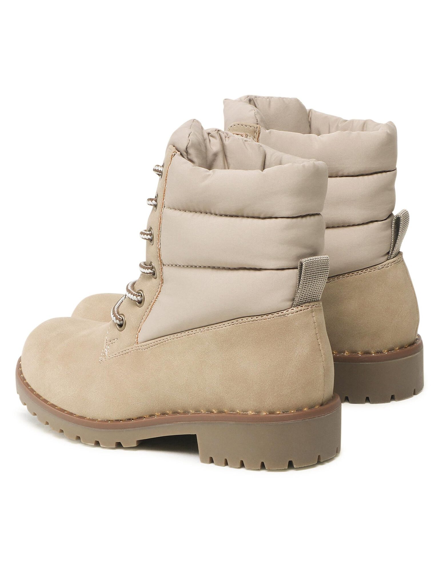 nelli blu Nelli Blu Schnürstiefeletten Mädchen CS2270-15 Beige Schnürstiefelette