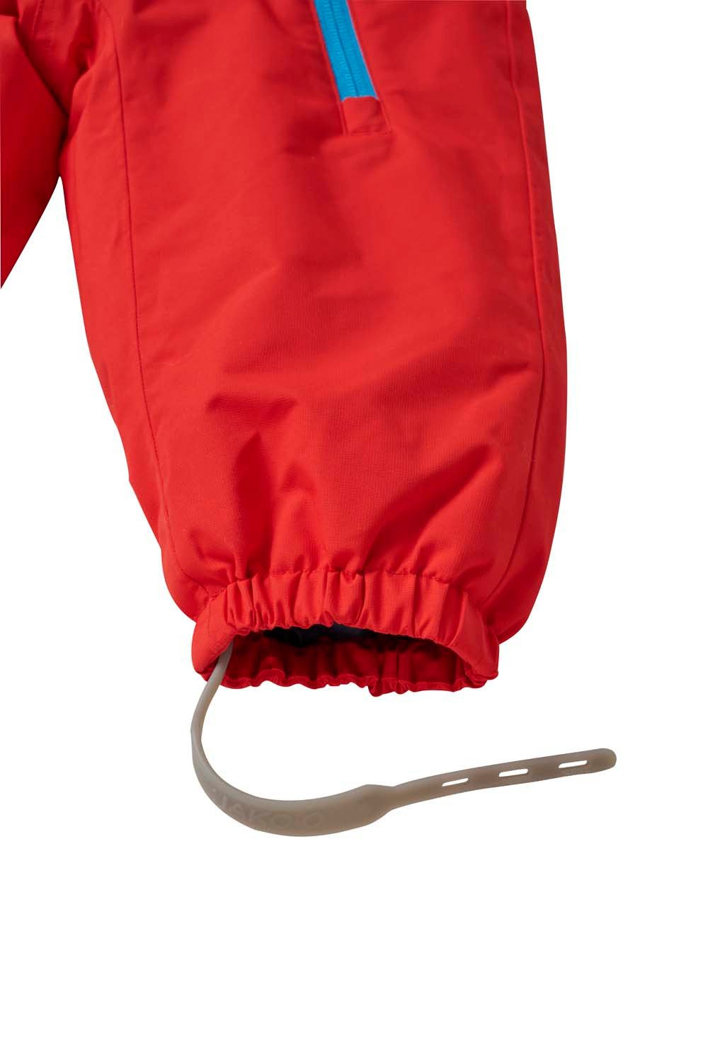 JAKO-O Snowsuit for Babies and Children, Star Design, tomato red