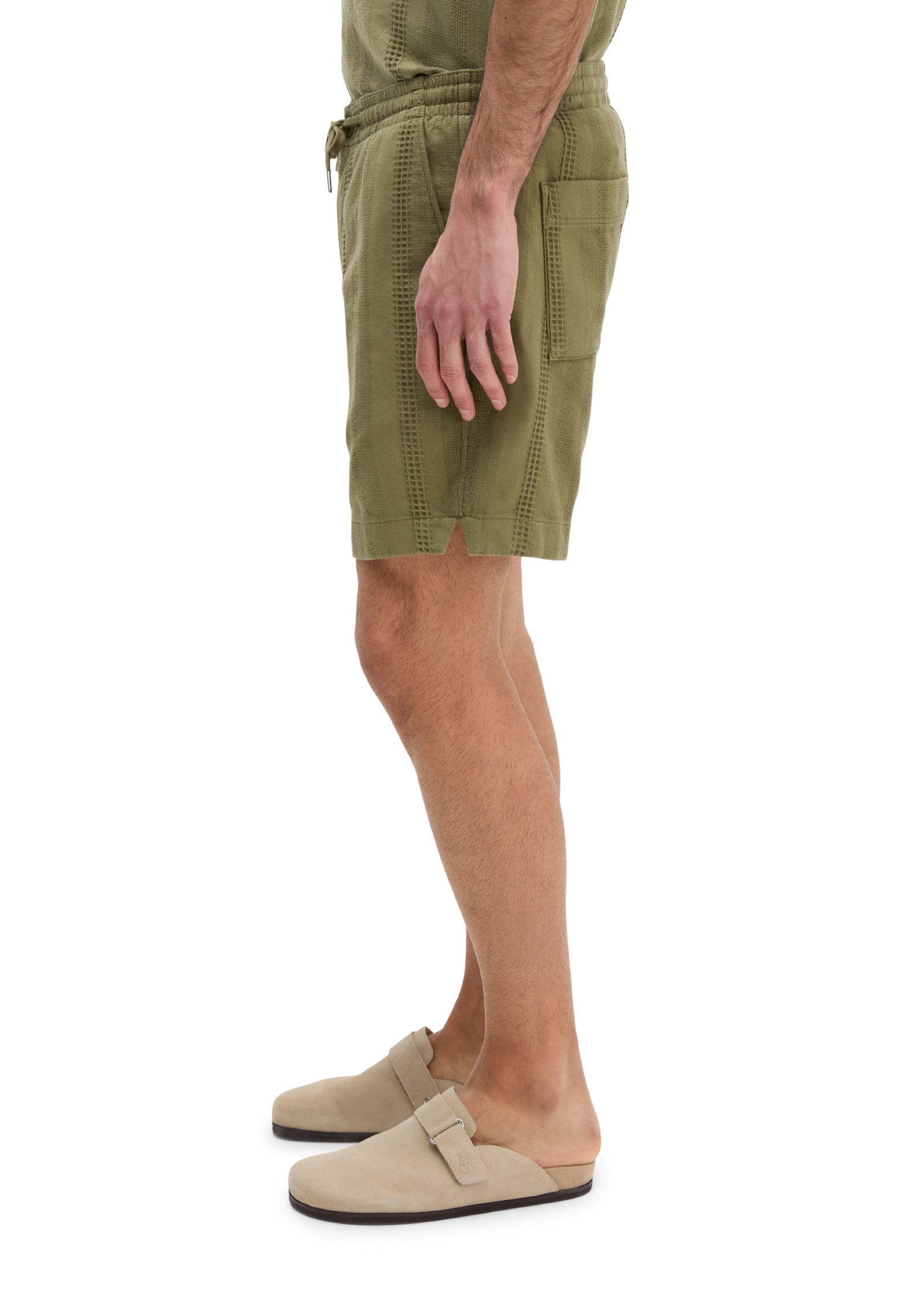 Marc O'Polo Shorts mit Jacquard-Struktur-Mix