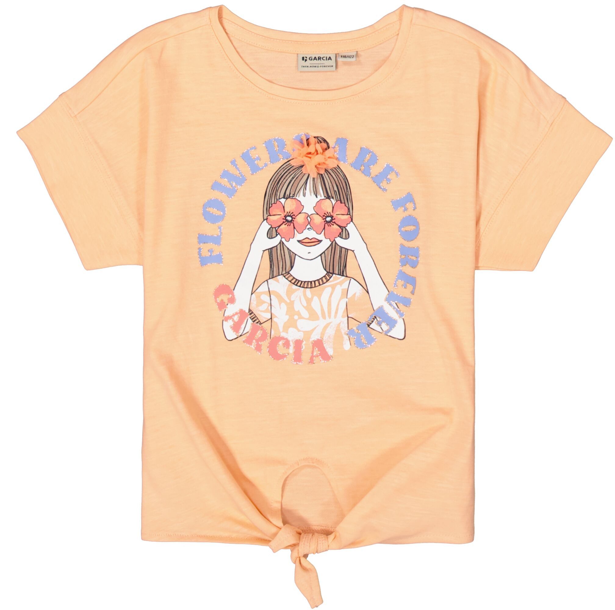 Garcia T-Shirt kurzarm Flower Girl