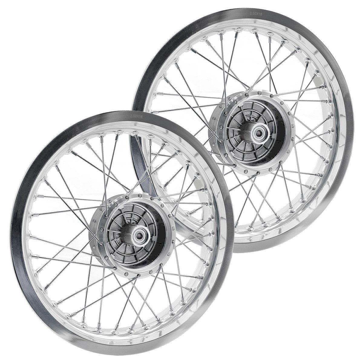 Craftride Satteltasche Set 2x Felge 2,5x16 breit Alu für Simson S51 S50 Schwalbe KR51 AF26