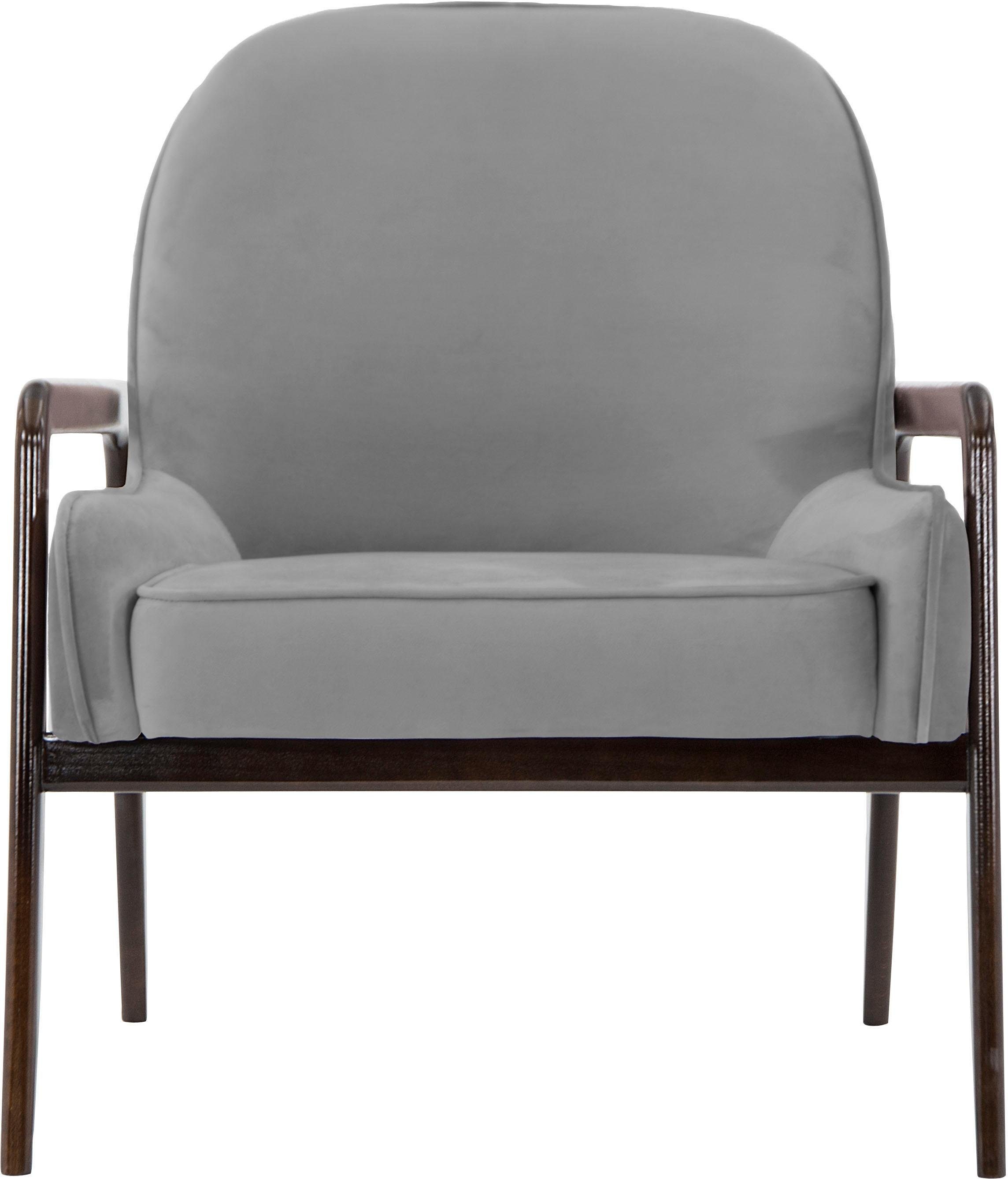 Home affaire Sessel Braga, wahlweise mit Gestell aus Eiche in dunkel oder Buchenholz in hell. Reduzierter Preis € 329,99. Unverbindliche Preisempfehlung € 459,99