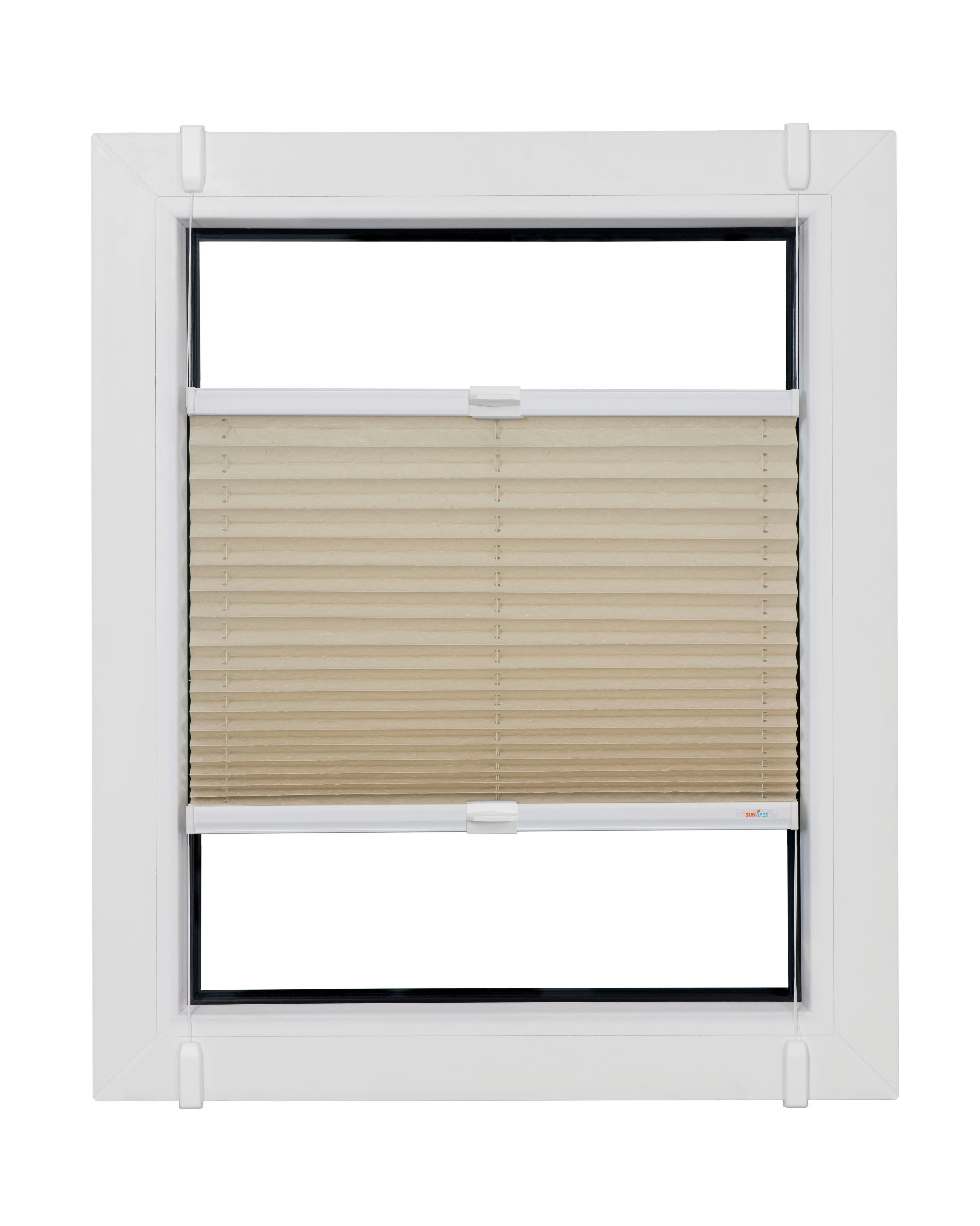 sunlines Plissee Start-up Style Crush, Lichtschutz, ohne Bohren, verspannt, günstig online kaufen