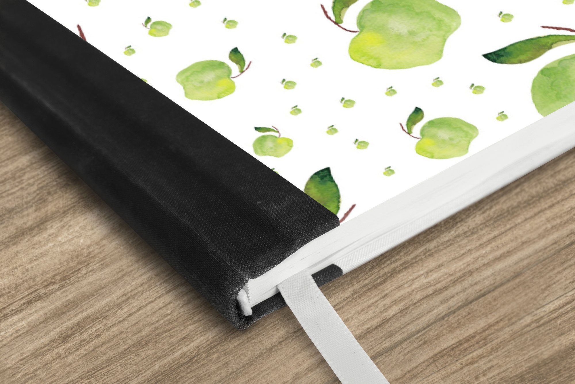 Thumbnail - MuchoWow Notizbuch Äpfel - Aquarelle - Muster, Notebook, Notizblock a5, Tagebuch, Journal Liniert