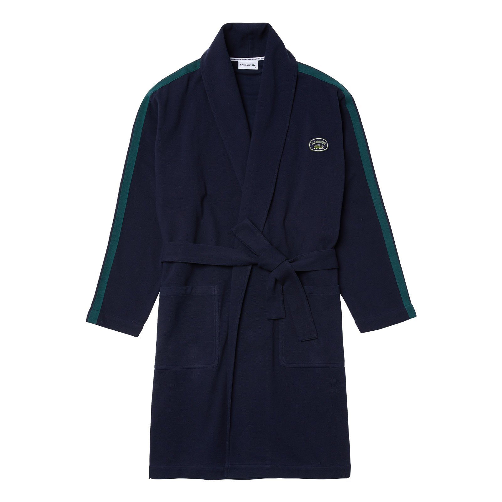 Morgenmantel »Homewear-Mantel«, Lacoste, mit Markenschriftzug aus Frottee  auf dem Rücken online kaufen | OTTO