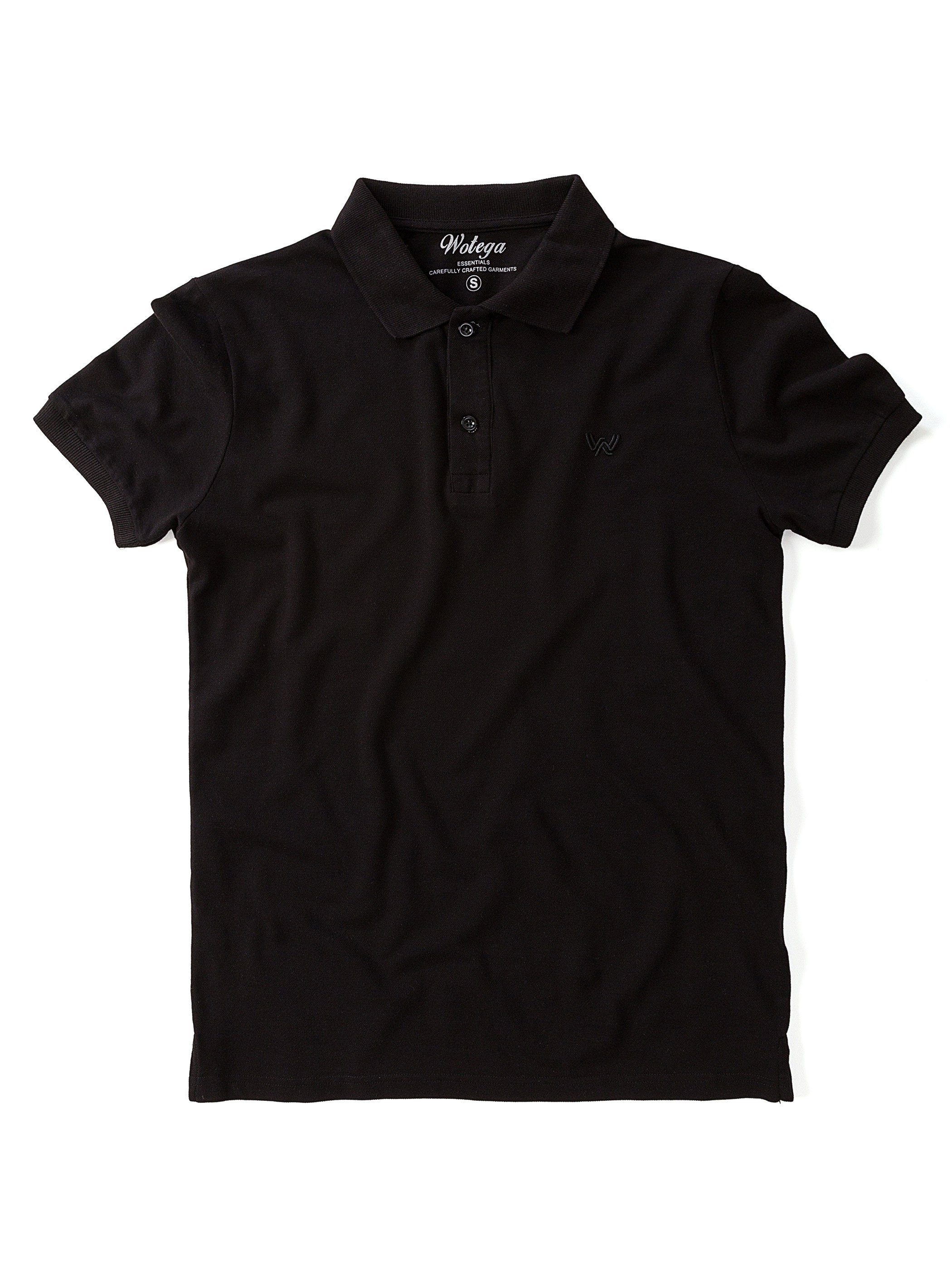 194008) (Set, 3-Pack Poloshirt 3er-Pack) (black Schwarz Polo Shirt WOTEGA Nova