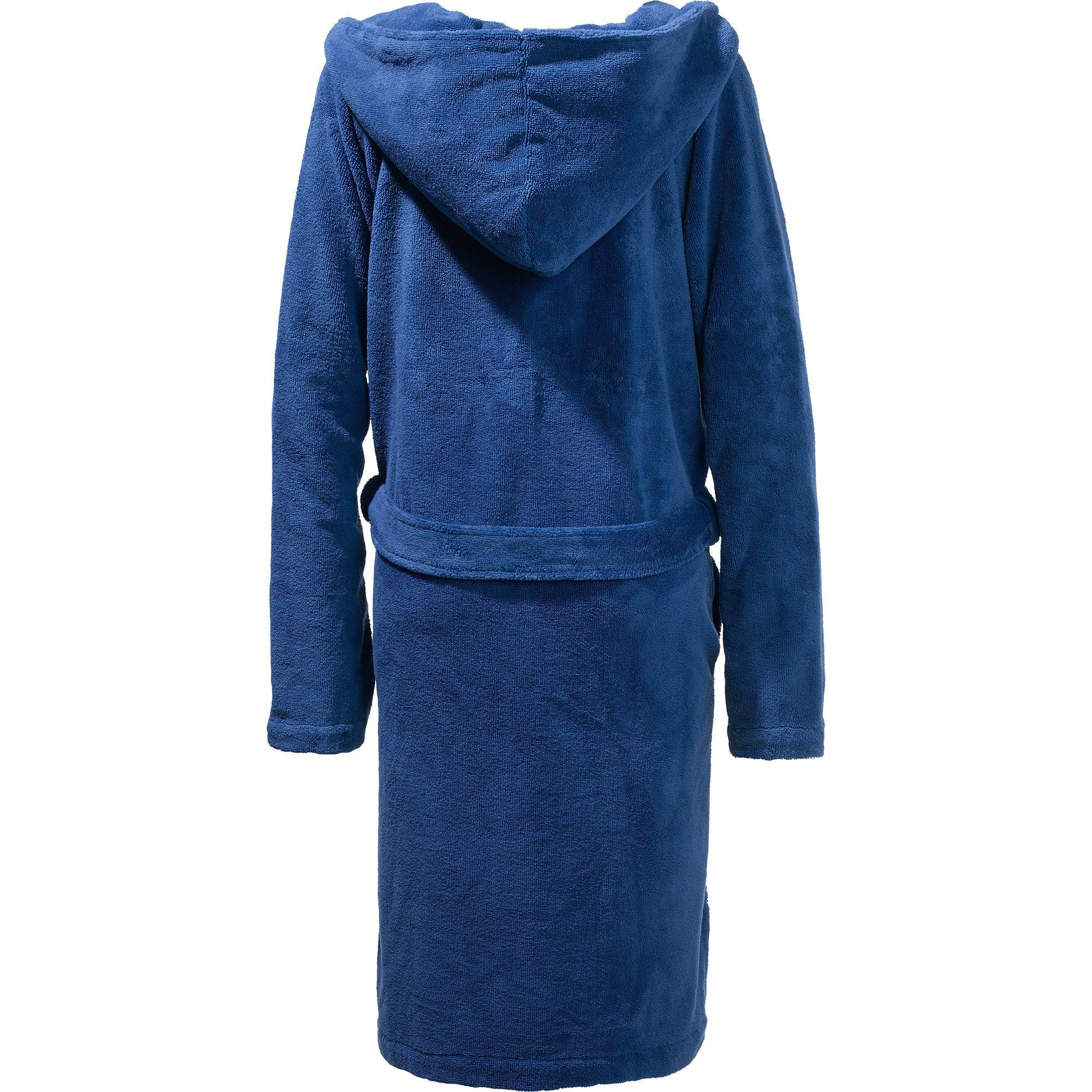 Erwin Müller Bademantel Velours Unisex-Bademantel "Balingen" mit Kapuze, Ku günstig online kaufen