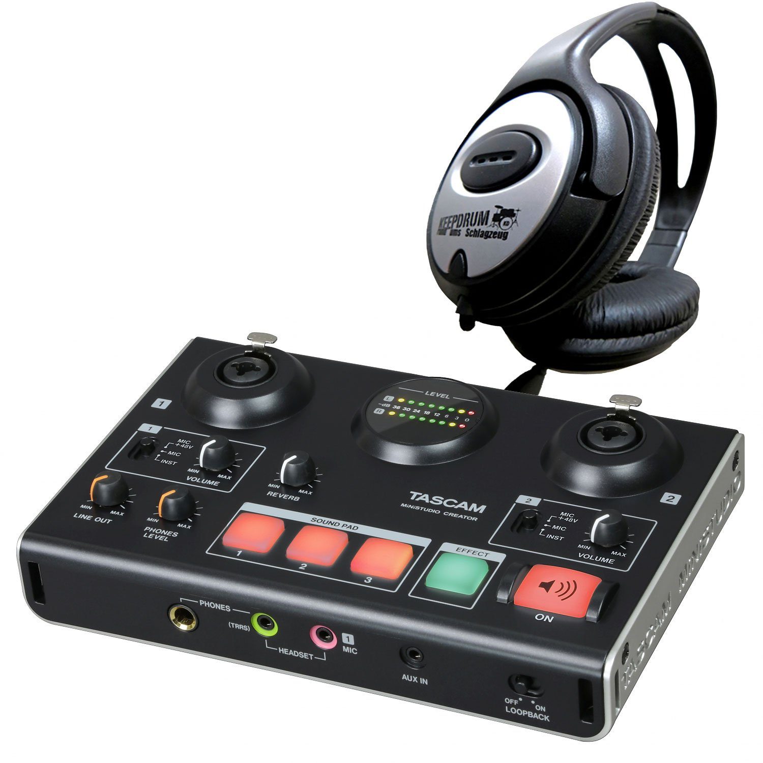 US-42B MiniStudio Creator Interface Digitales Aufnahmegerät