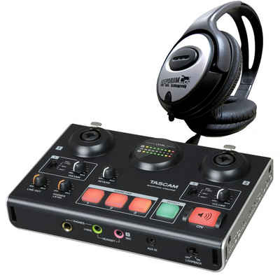 Tascam US-42B MiniStudio Creator Interface Digitales Aufnahmegerät (mit Kopfhörer)