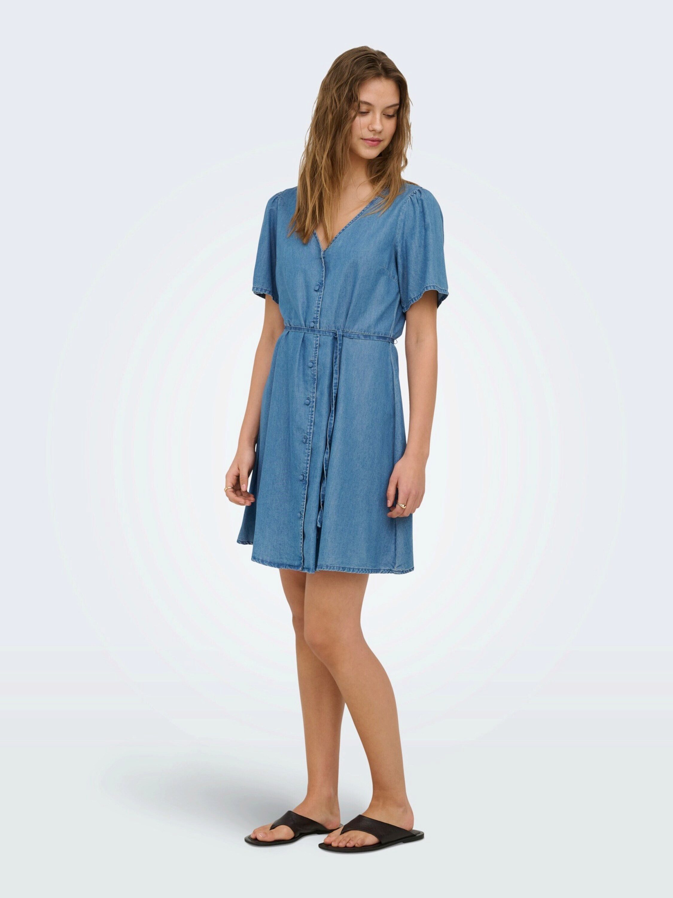 ONLY Blusenkleid ONLEVIDA-BEA (1-tlg) Drapiert/gerafft