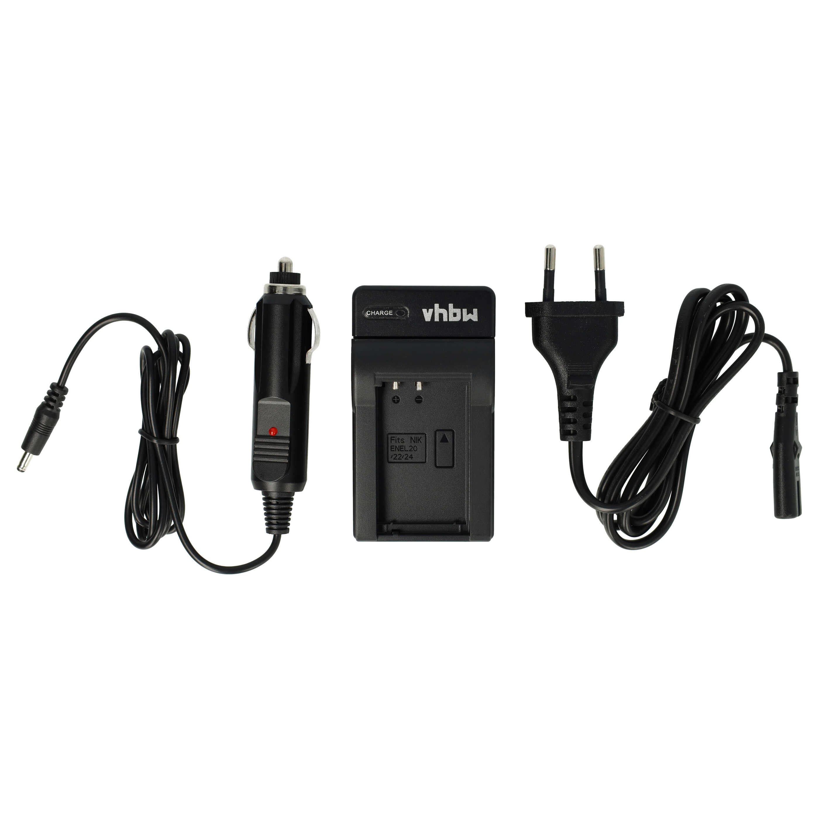 vhbw passend für Nikon 1 S1, AW1, J1, J2, J3, V3 Digitalkamera / Kamera / K Kamera-Ladegerät (Ladestation zum Laden eines Akkus) von VHBW
