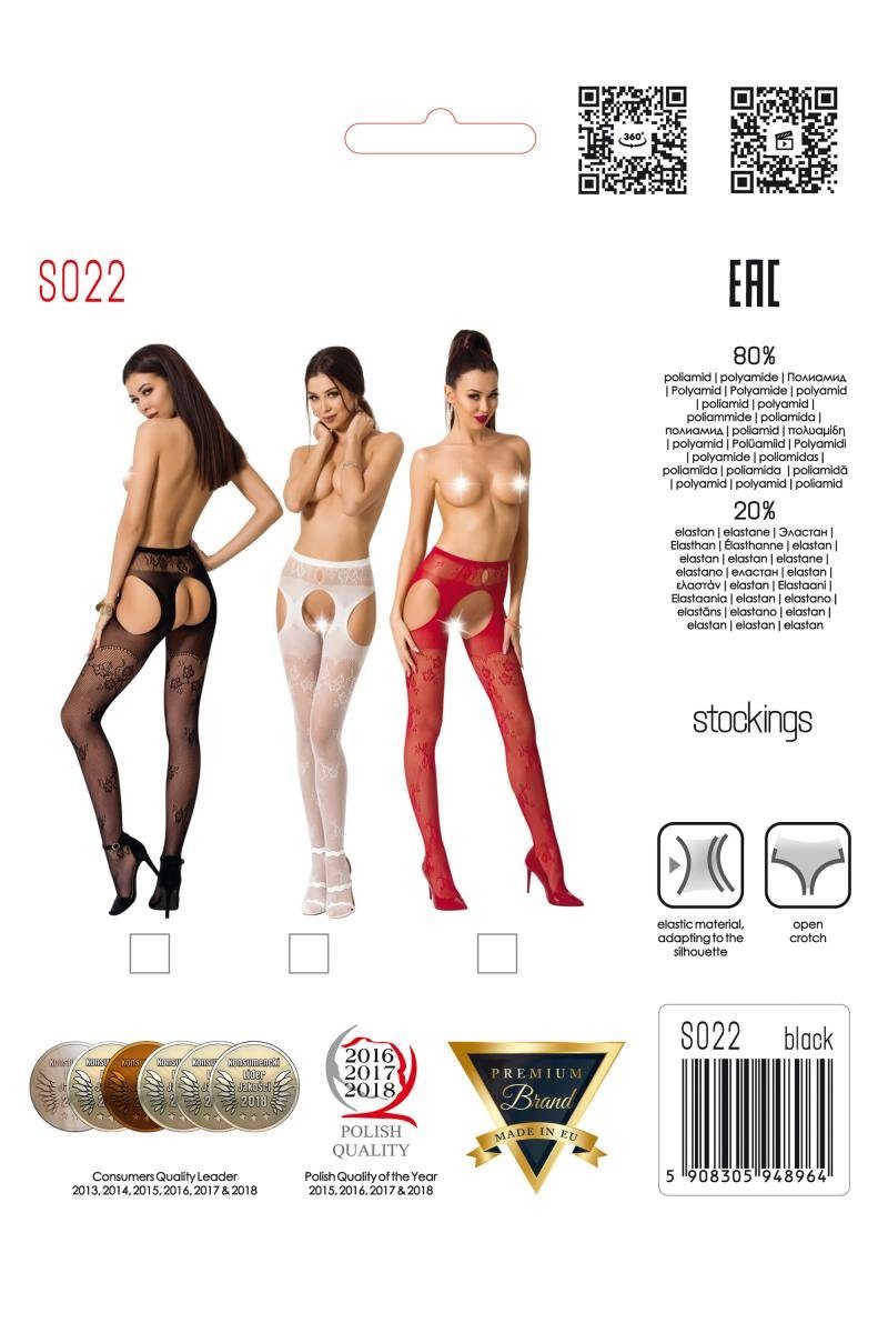 schwarz - one in Ouvert Strumpfhose Passion Size