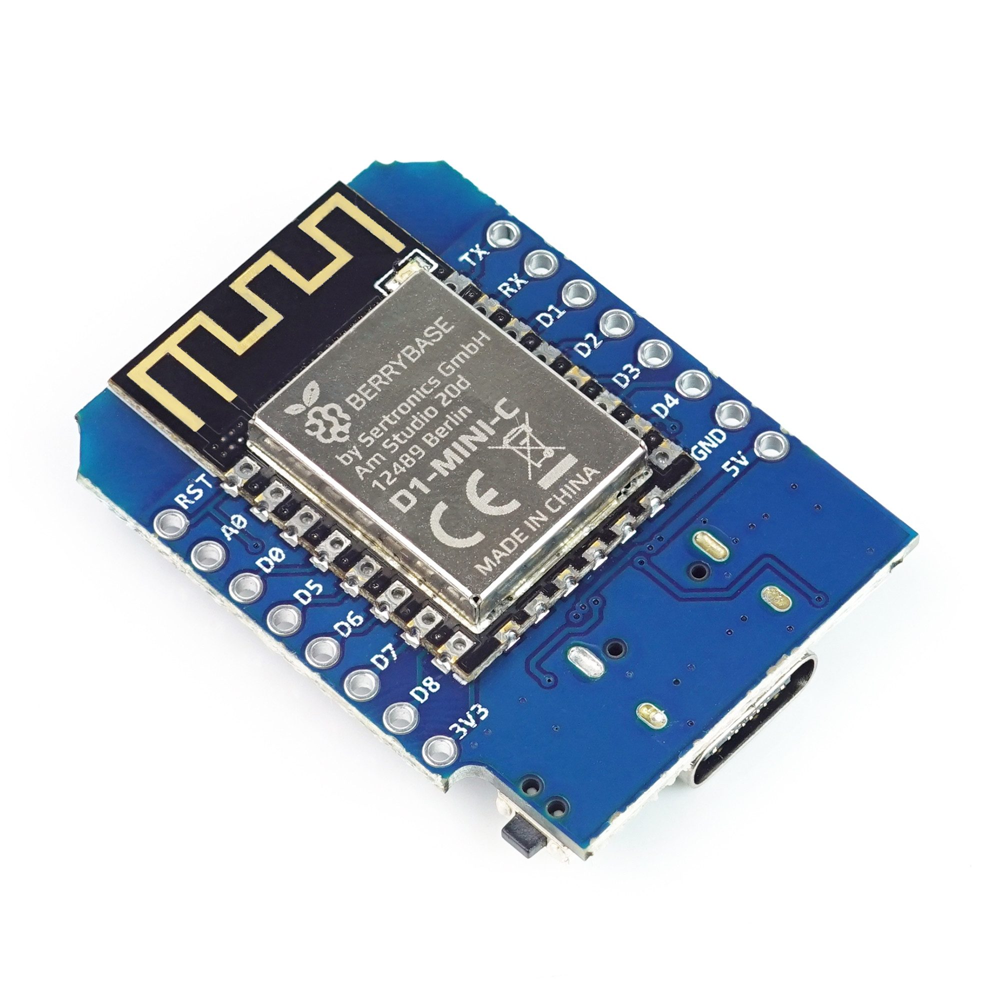 D1 Mini - ESP8266 Entwicklungsboard, USB-C Mini-PC Barebone