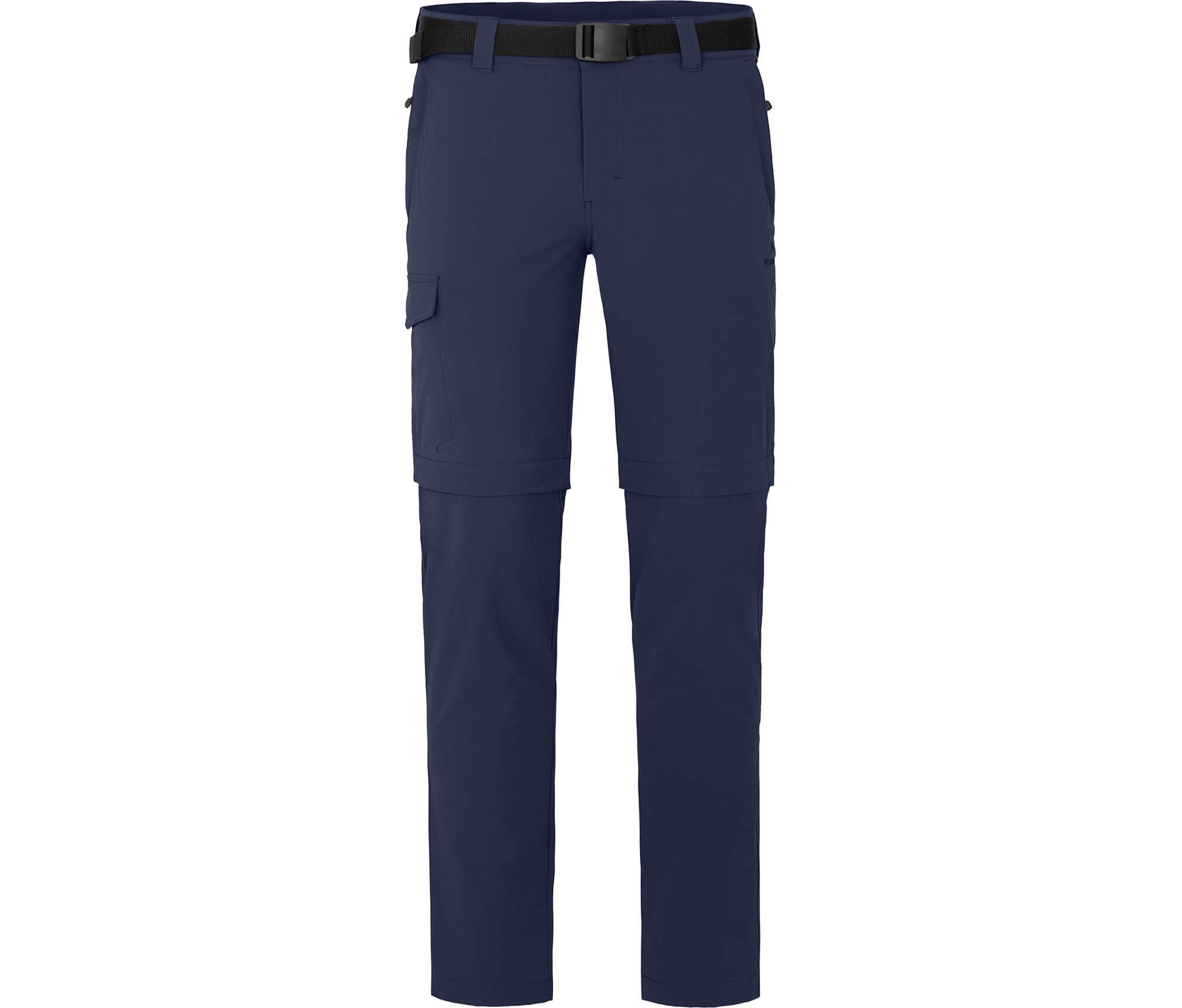 Bergson Zip-off-Hose BAKER Zipp-Off (slim) Herren Wanderhose, vielseitig, pflegeleicht, Normalgrößen, peacoat blau