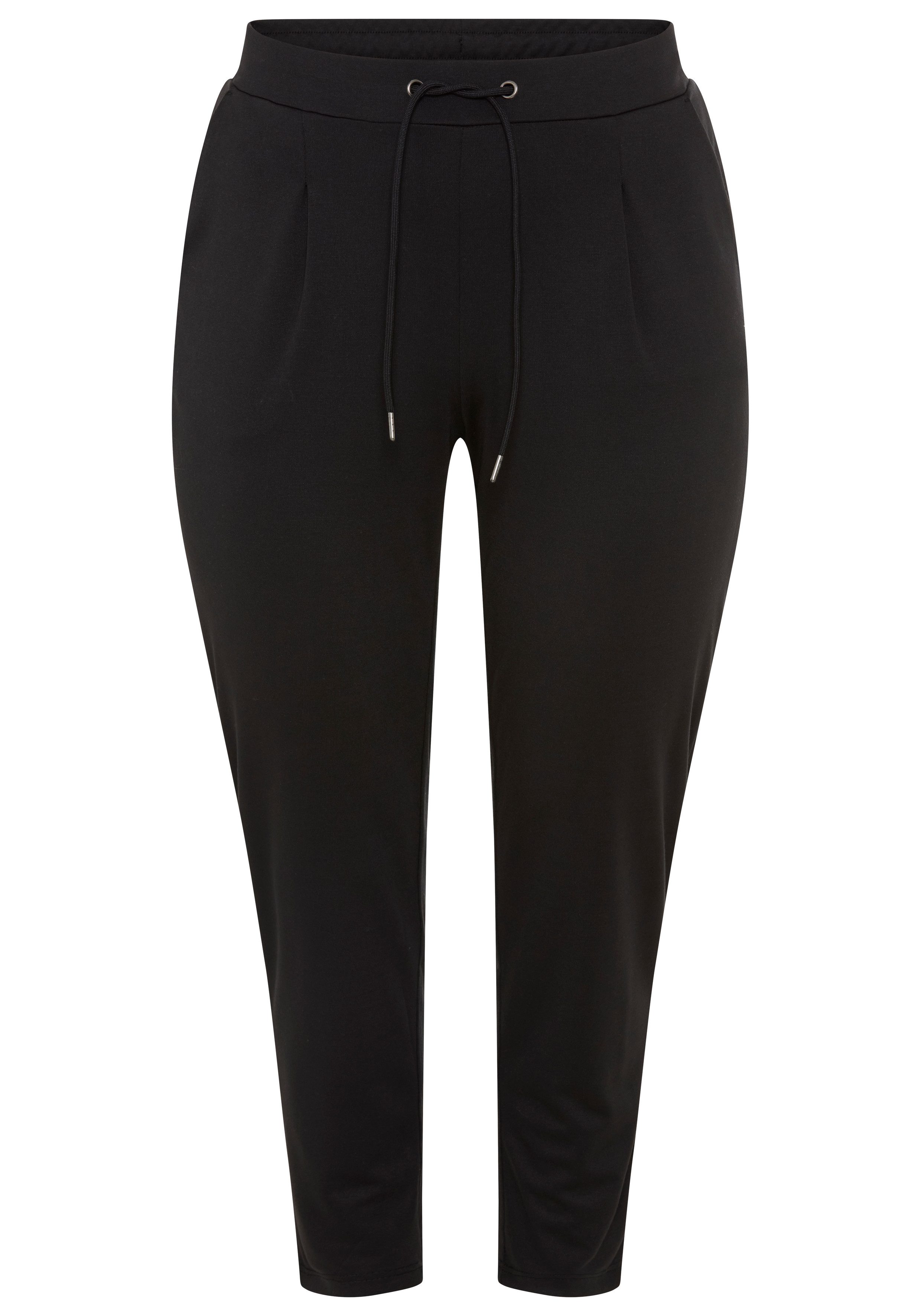 Laura Scott CURVE Jogger Pants im sportiven Look aus formstabilem, elastischem Stoff - GROSSE GRÖSSE