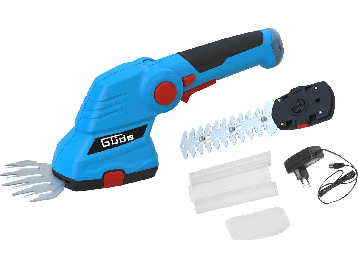 Güde Akku-Gras- und Strauchscherenset GPS 7.2V-1.5 Li-Ion, (Set), inkl. Ladegerät, Schnittlänge 170 mm, Schnittstärke 8 mm