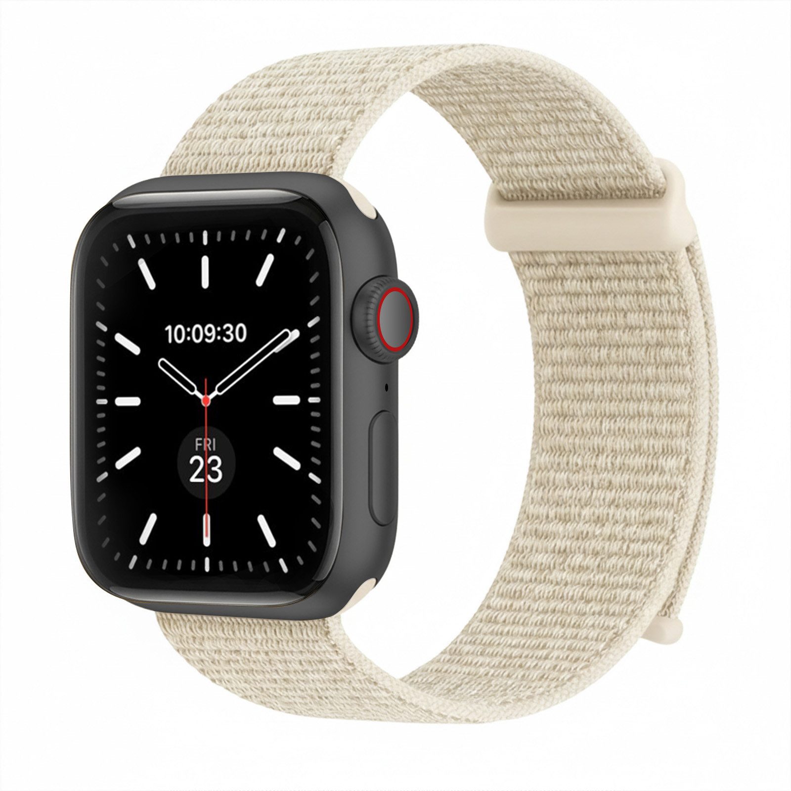 Tec-Expert Smartwatch-Armband für Apple Watch Series 6 40 mm Armband Ersatz Wechsel Band, Nylon Textil mit Klettverschluss, stufenlos Verstellbar, atmungsaktiv