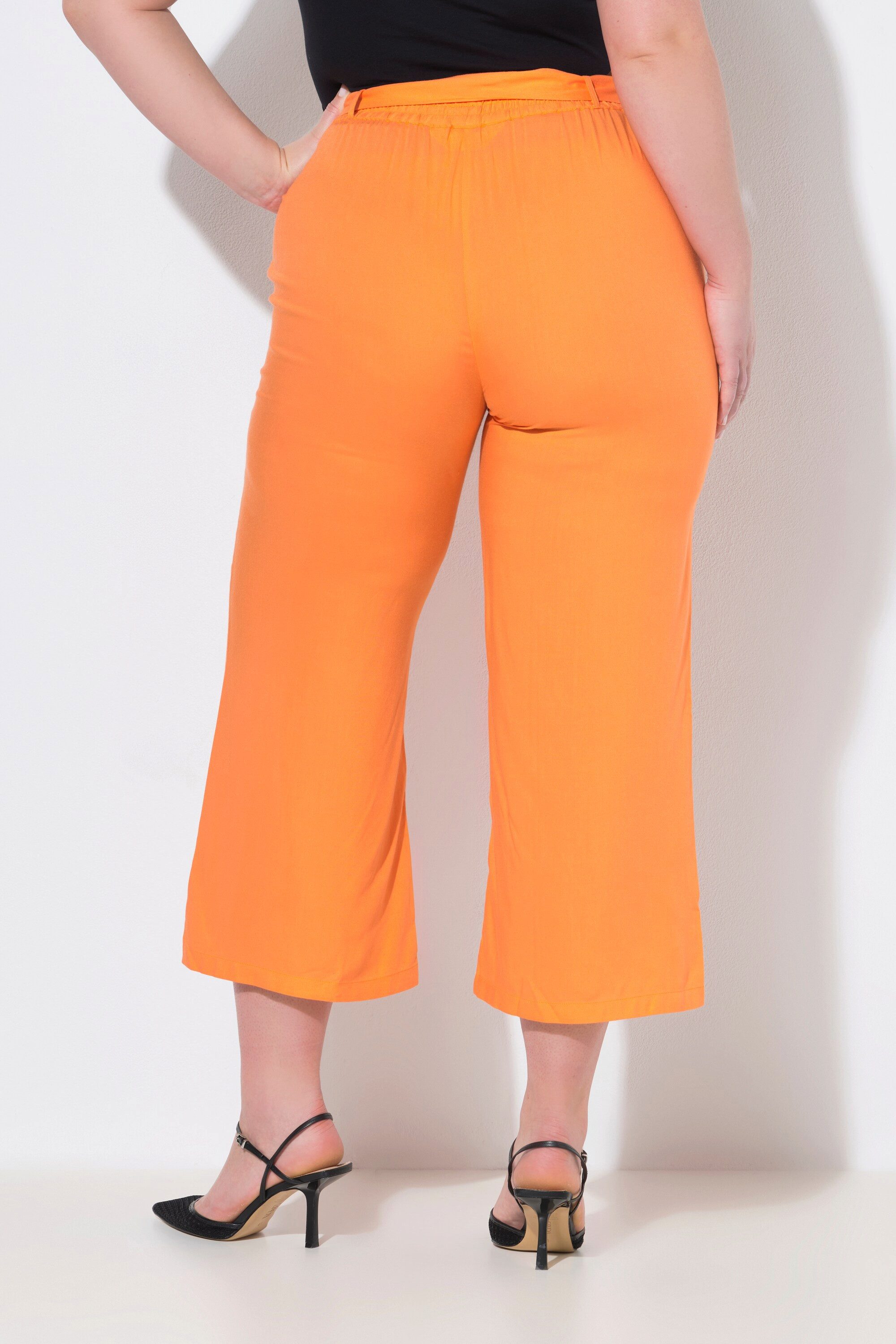 MIAMODA Culotte Culotte weites gerades Bein Bindegürtel