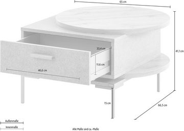 LOOKS by Wolfgang Joop Couchtisch Looks, Breite 65 cm