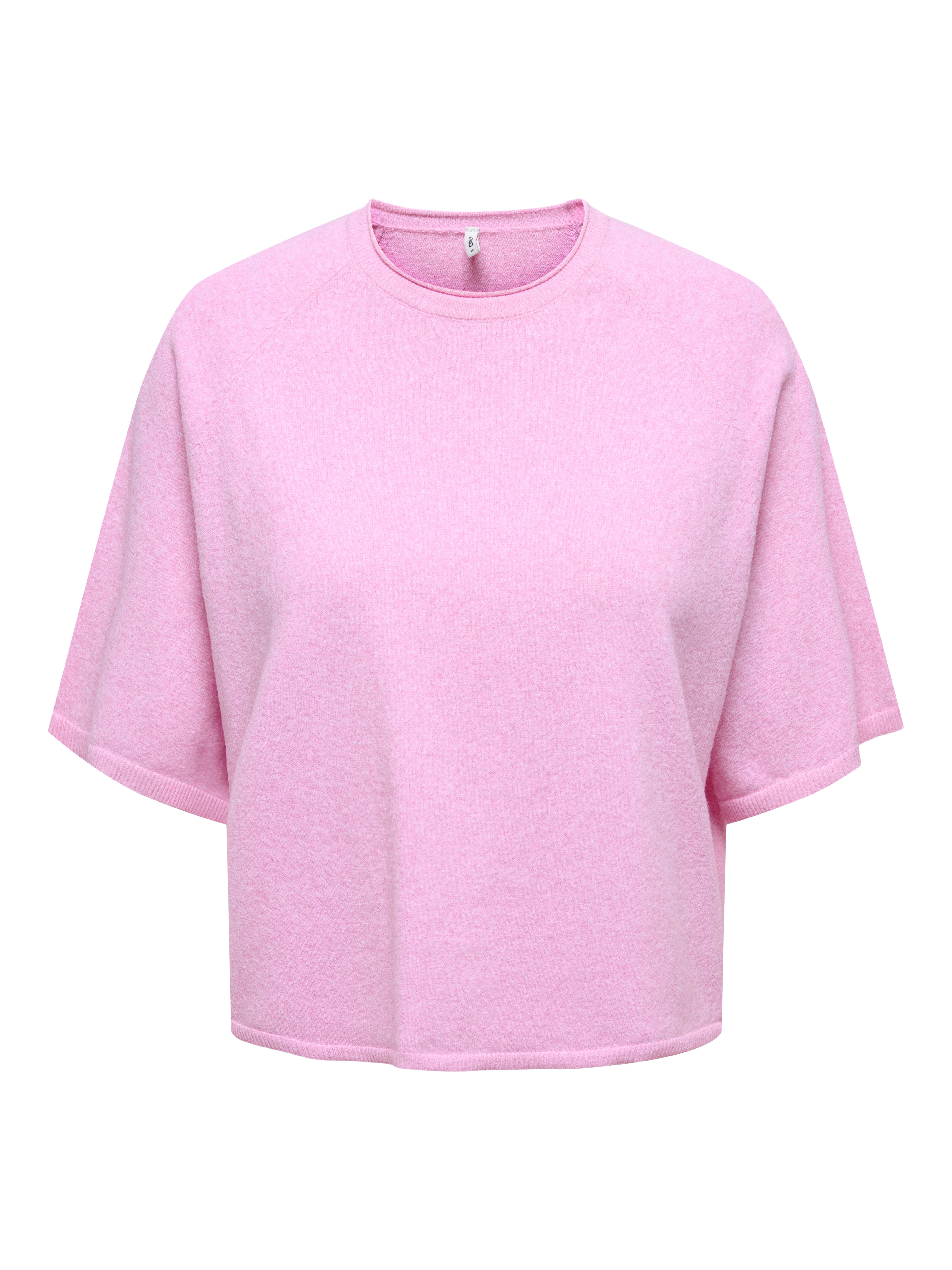 ONLY Rundhalspullover ONLLOYAL 2/4 O-NECK KNT NOOS mit Halbarm günstig online kaufen