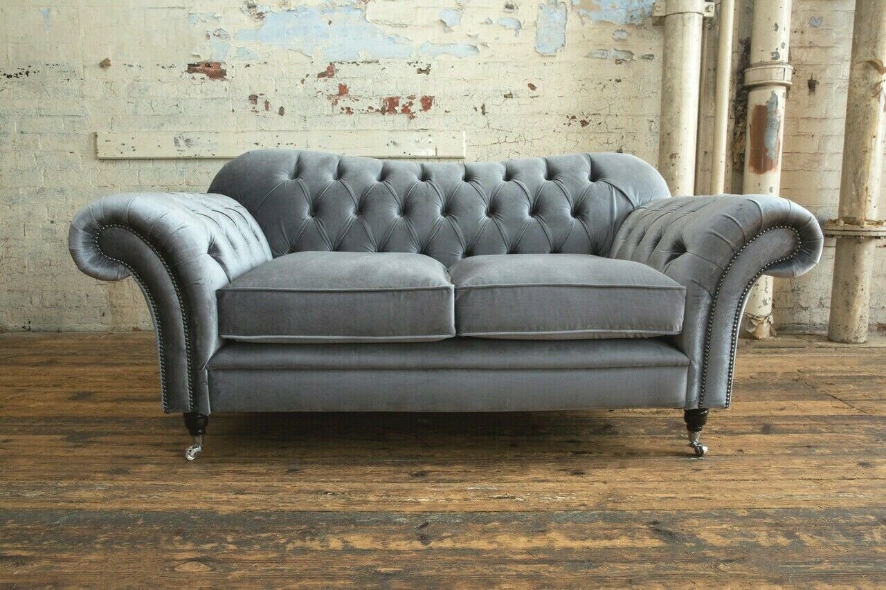 JVmoebel Chesterfield-Sofa, Chesterfield Sofa Design 2 Couch cm Sitzer 200