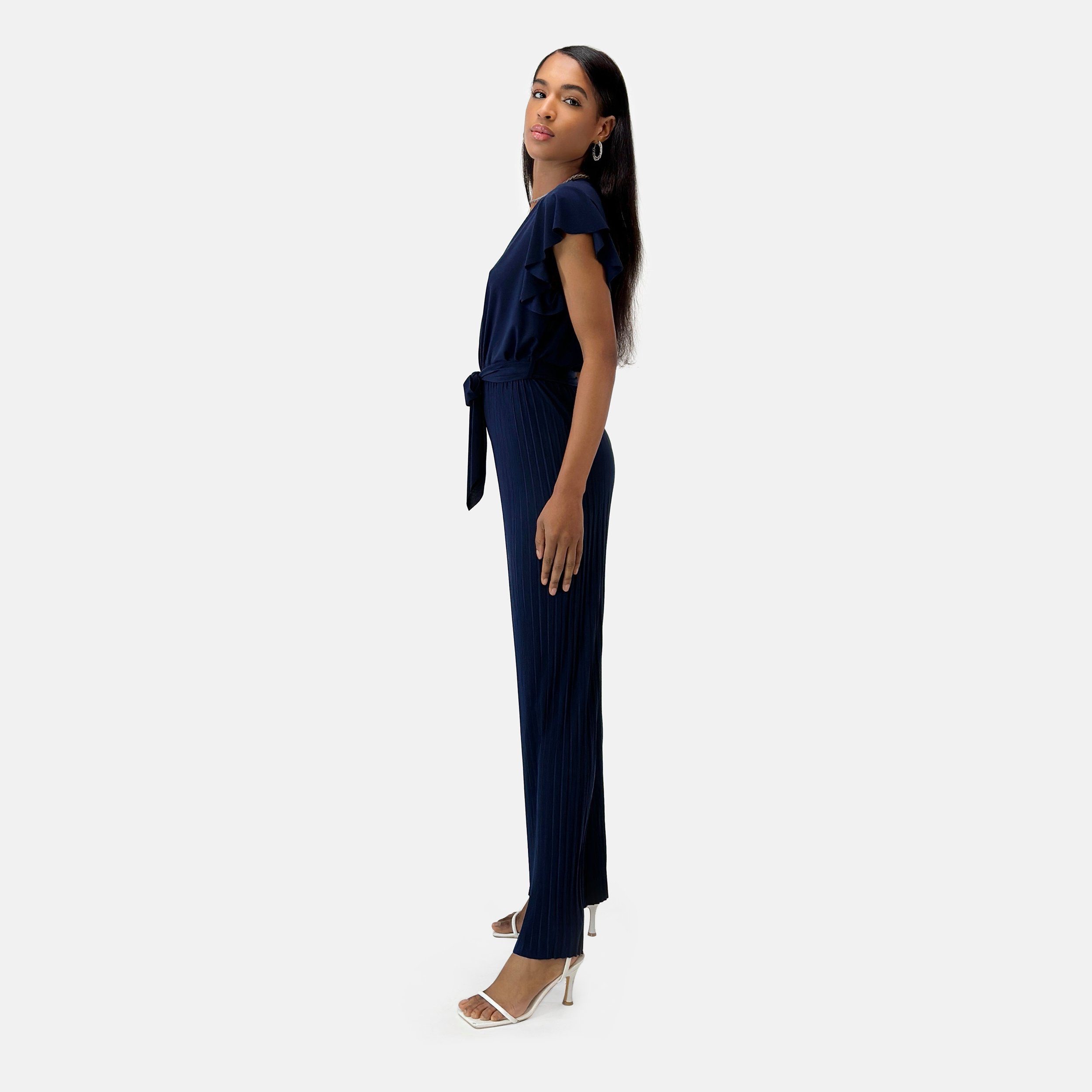 Elara Jumpsuit Elara Damen Jumpsuit V-Schnitt günstig online kaufen